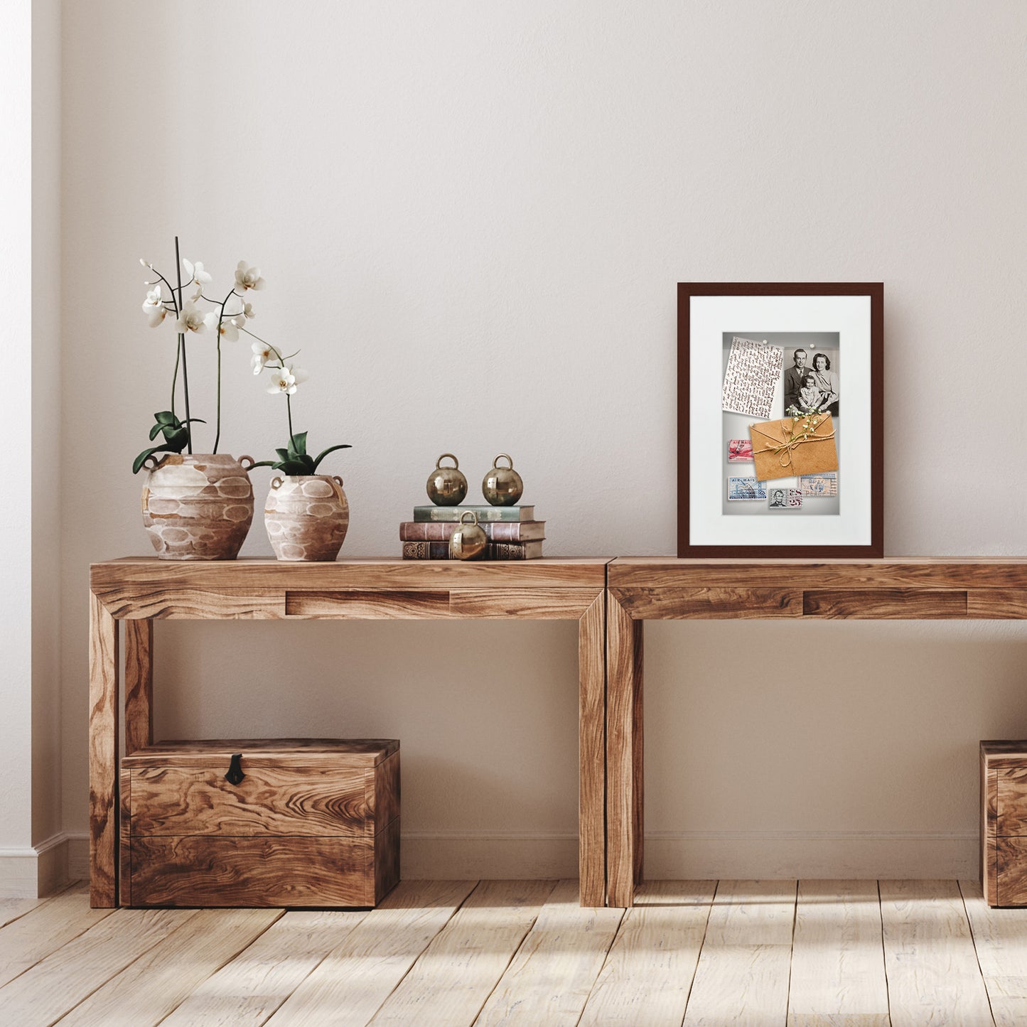 Shadow Box Keepsake Frame with Mat | Silhouette Collection