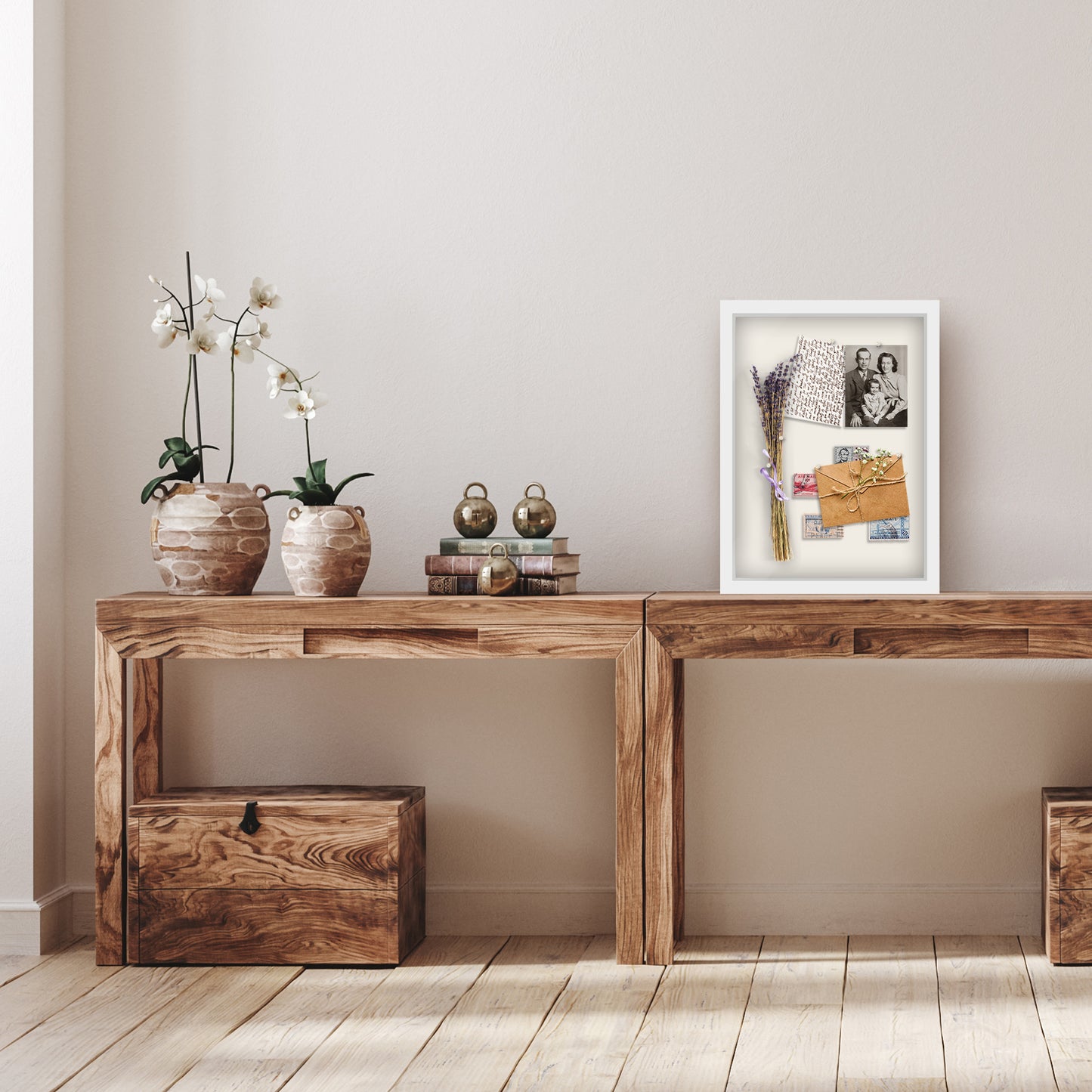 Shadow Box Keepsake Frame | Silhouette Collection