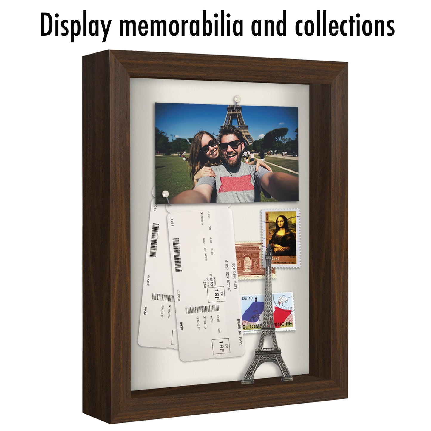 Shadow Box Keepsake Frame with Linen Back | Silhouette Collection