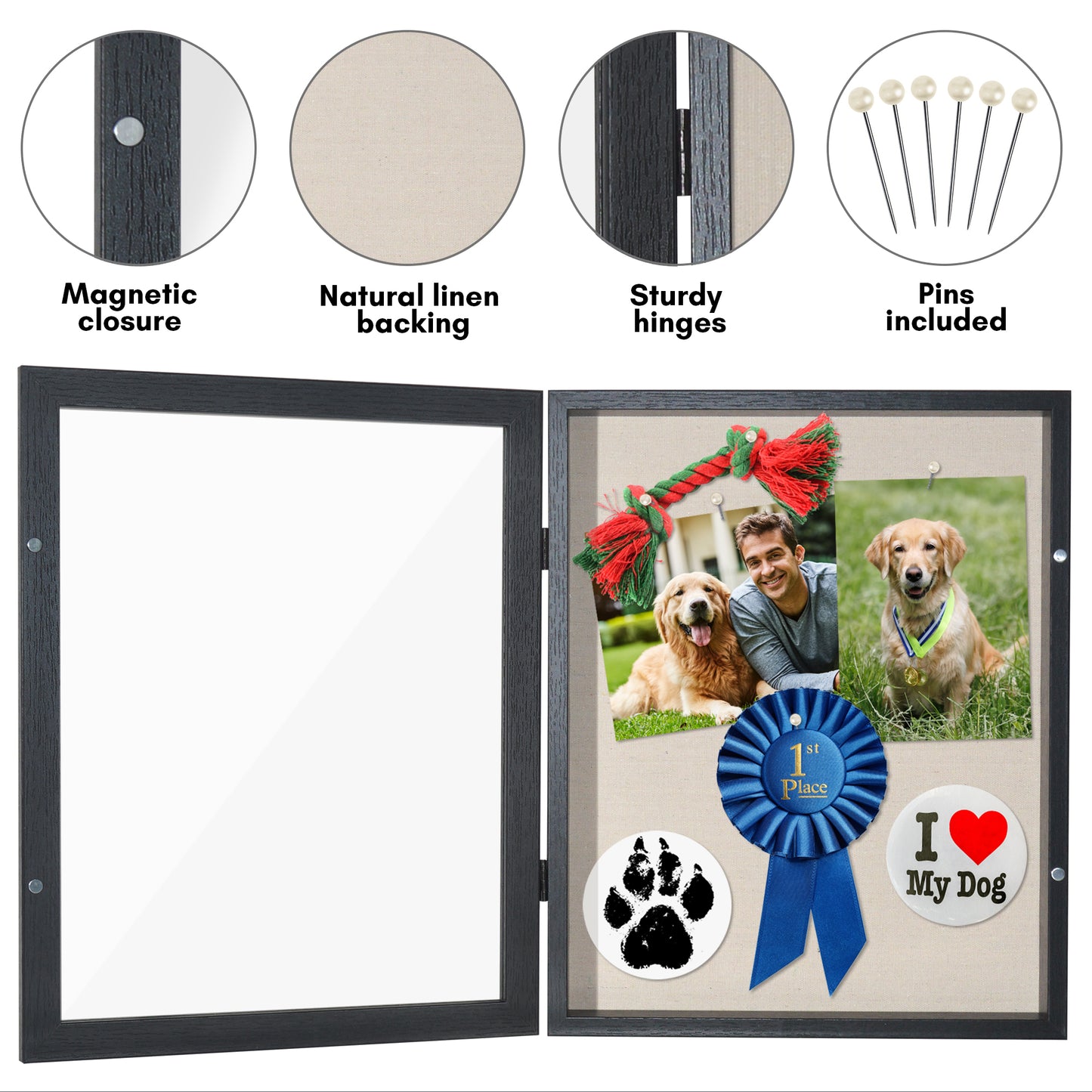 Shadow Box Keepsake Frame with Door | Silhouette Collection