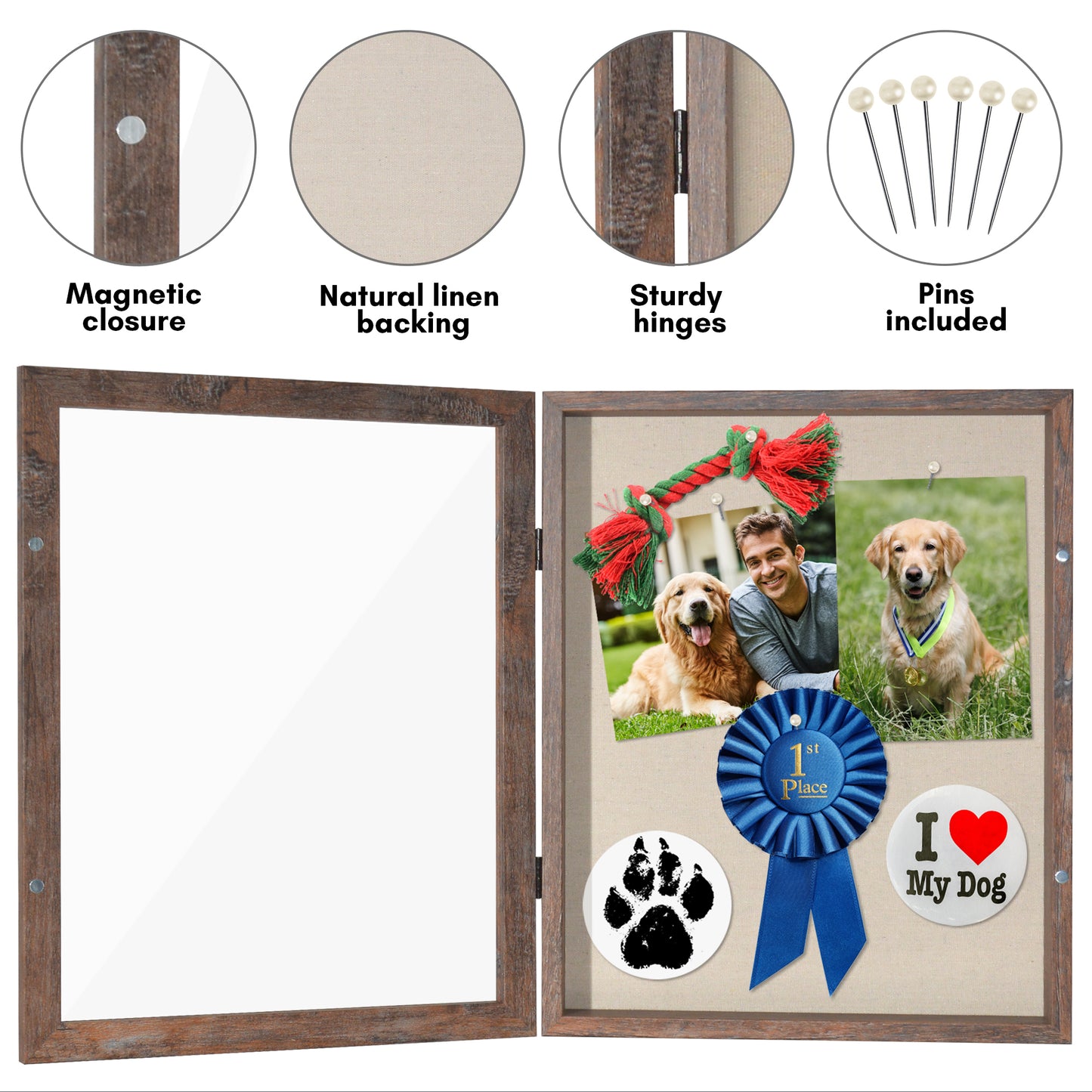 Shadow Box Keepsake Frame with Door | Silhouette Collection