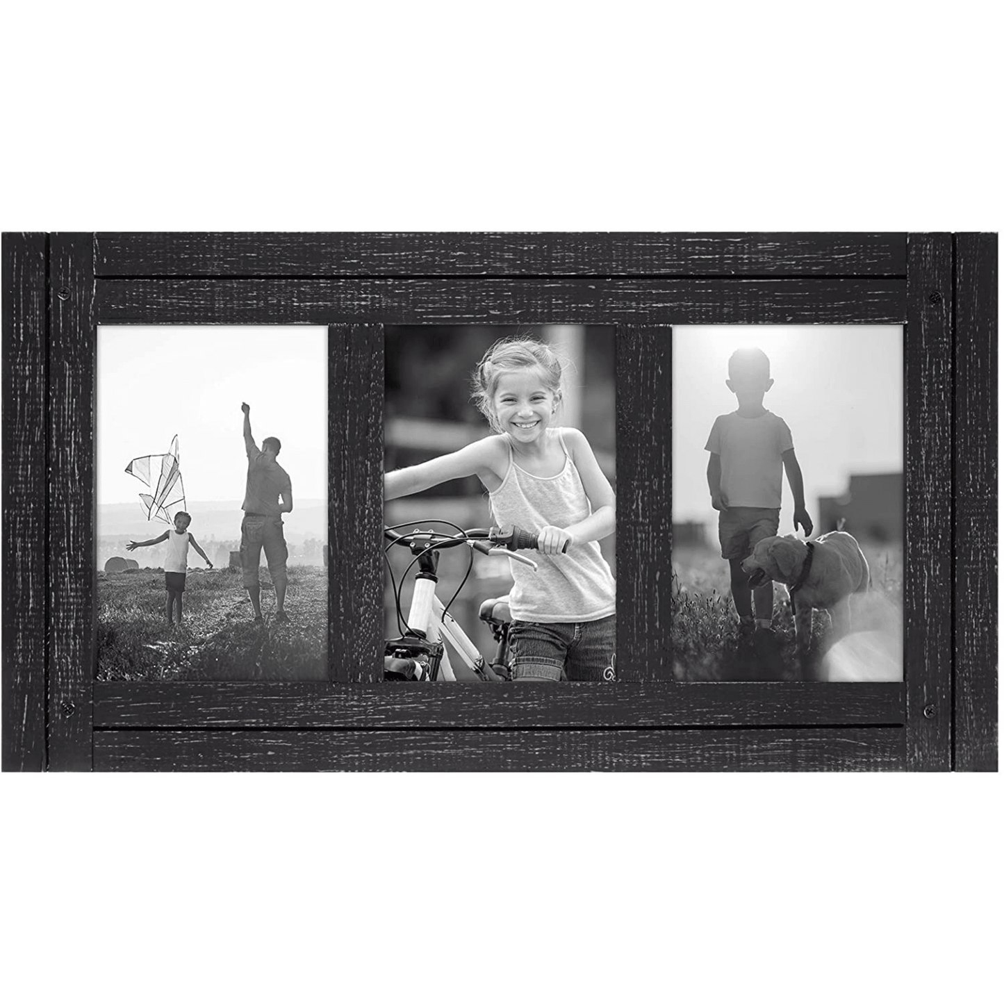 Rustic Picture Frame with Distressed Molding | Hampton Collection