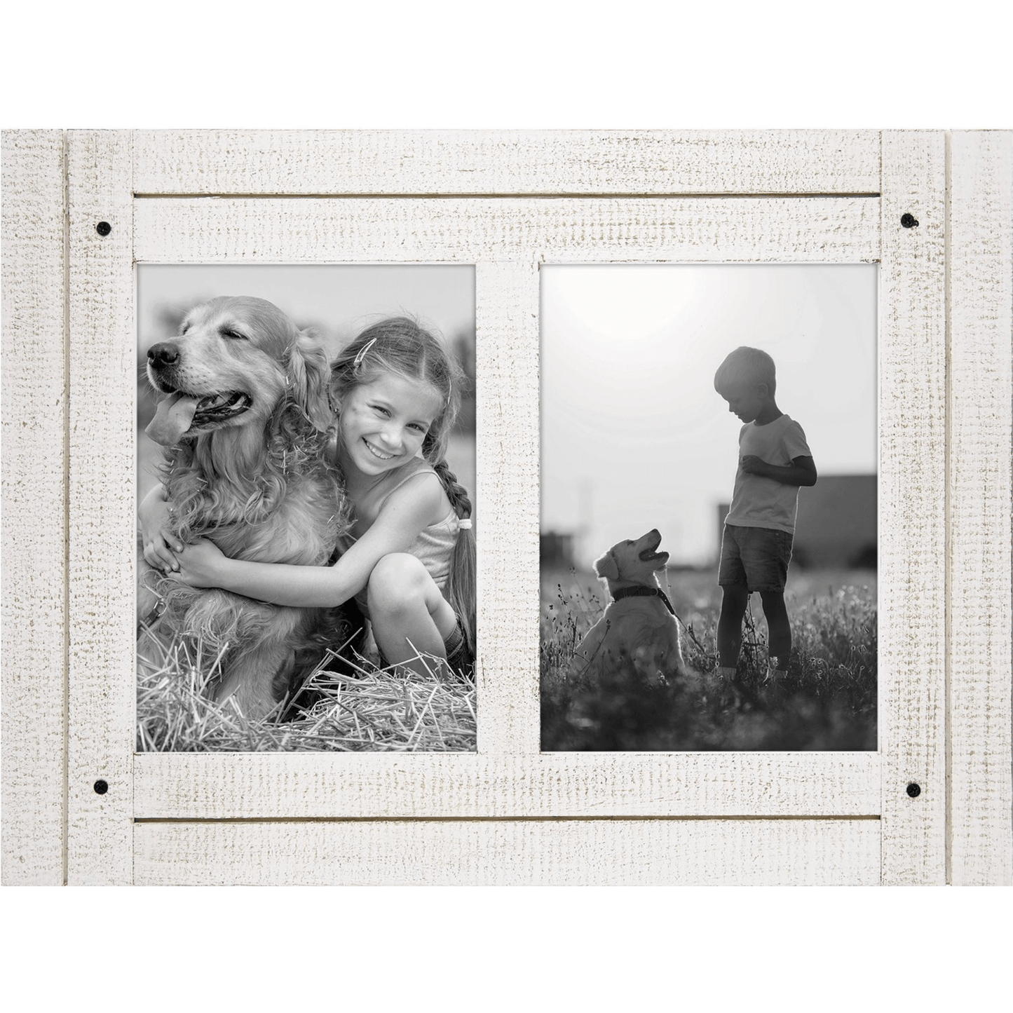 Rustic Picture Frame with Distressed Molding | Hampton Collection