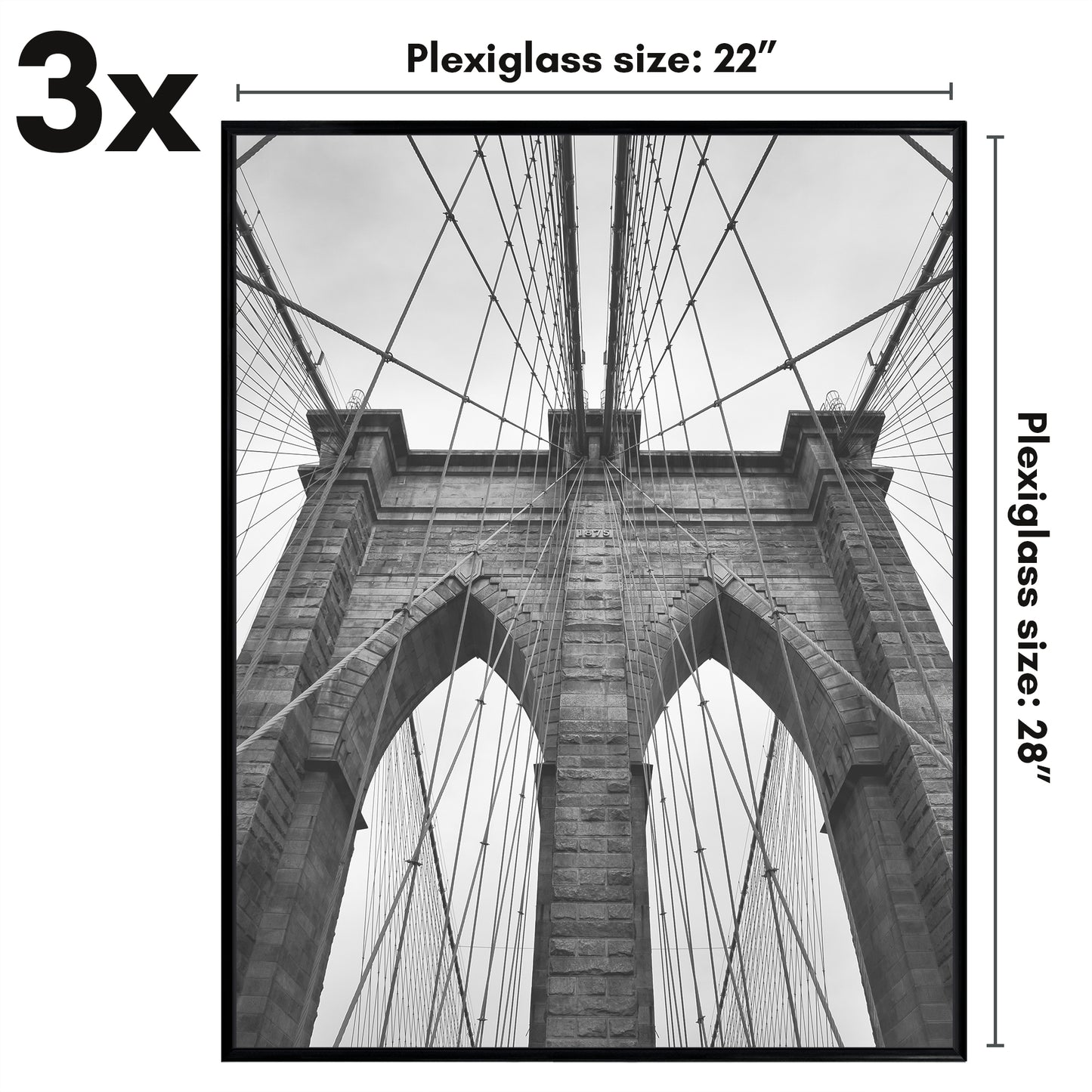 Slide-in Picture Frame with Buildable Molding | Fusion Collection