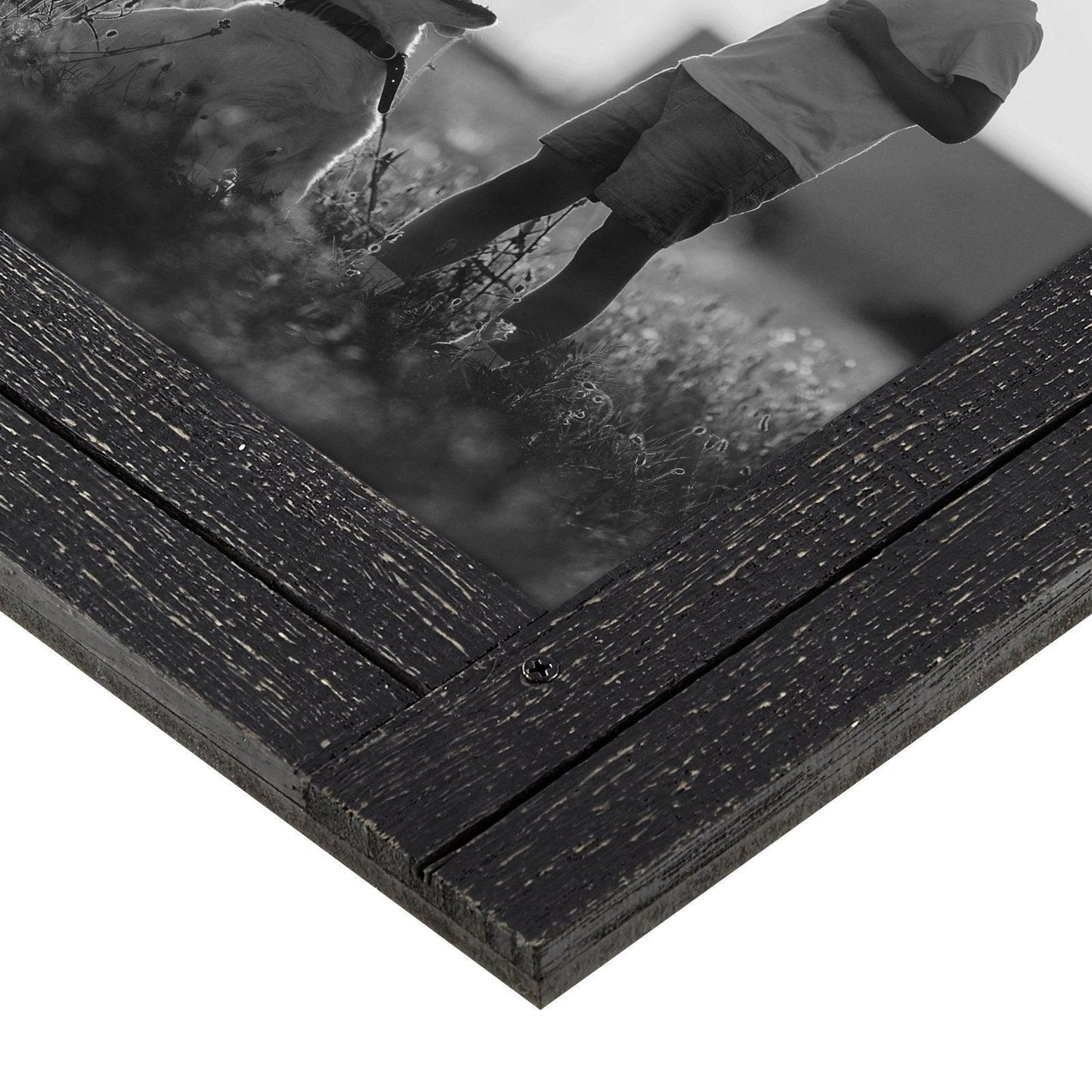 Rustic Picture Frame with Distressed Molding | Hampton Collection