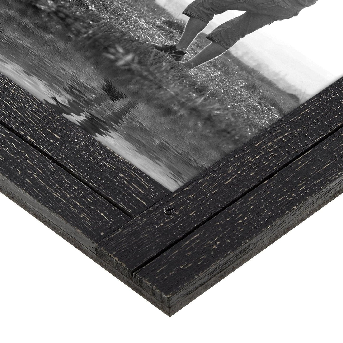 Rustic Picture Frame with Distressed Molding | Hampton Collection
