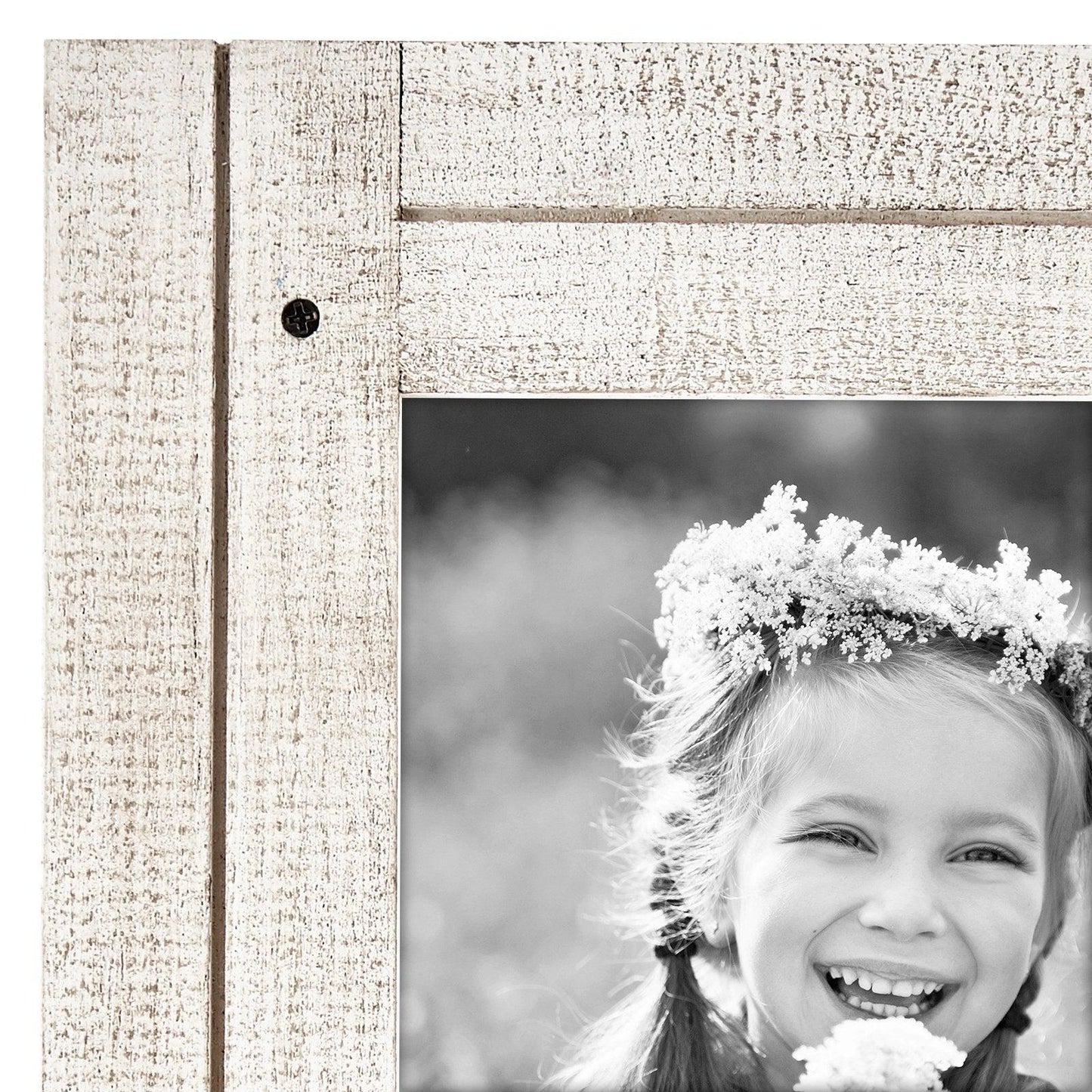 Rustic Picture Frame with Distressed Molding | Hampton Collection