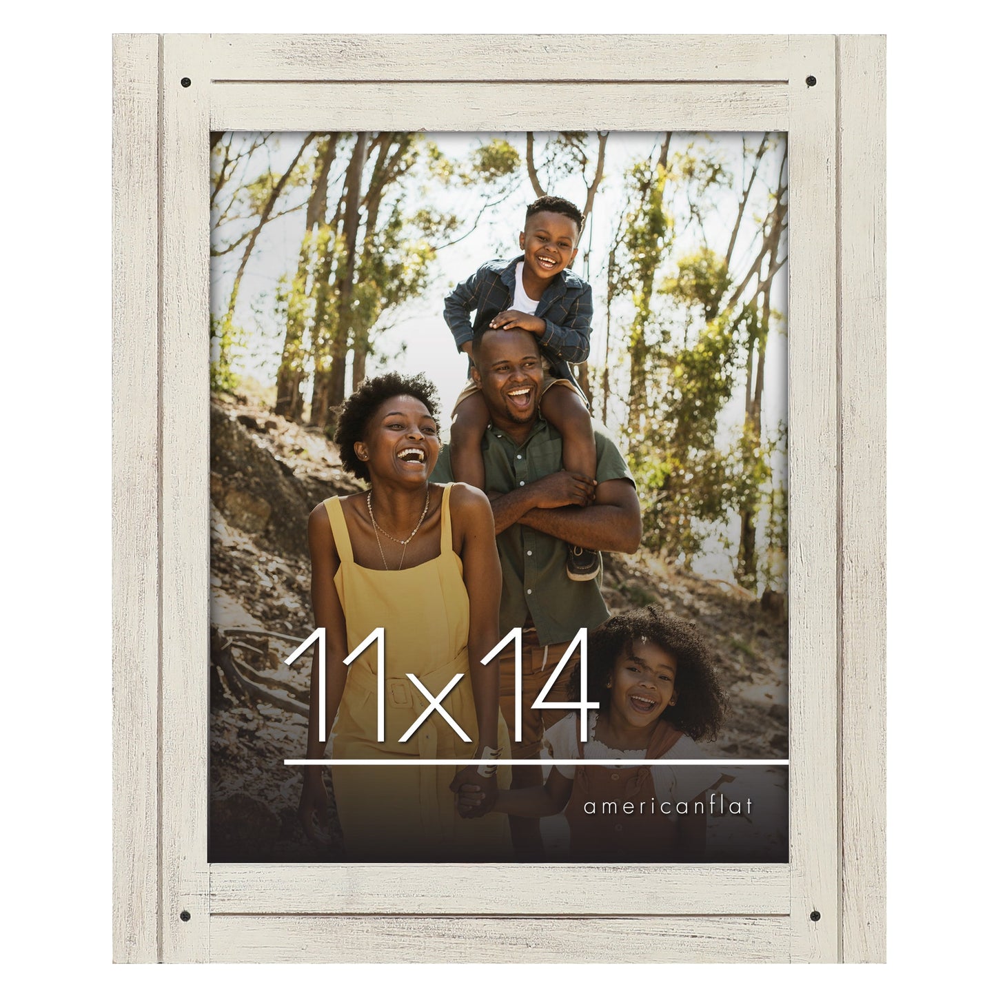 Rustic Picture Frame with Distressed Molding | Hampton Collection