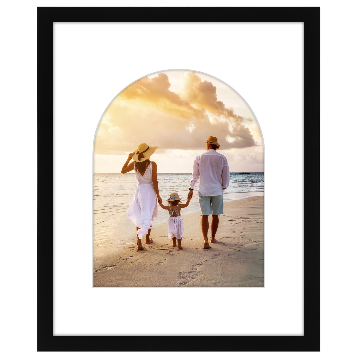 11x14 Arch Mat Picture Frame |  16x20 Frame Without Mat