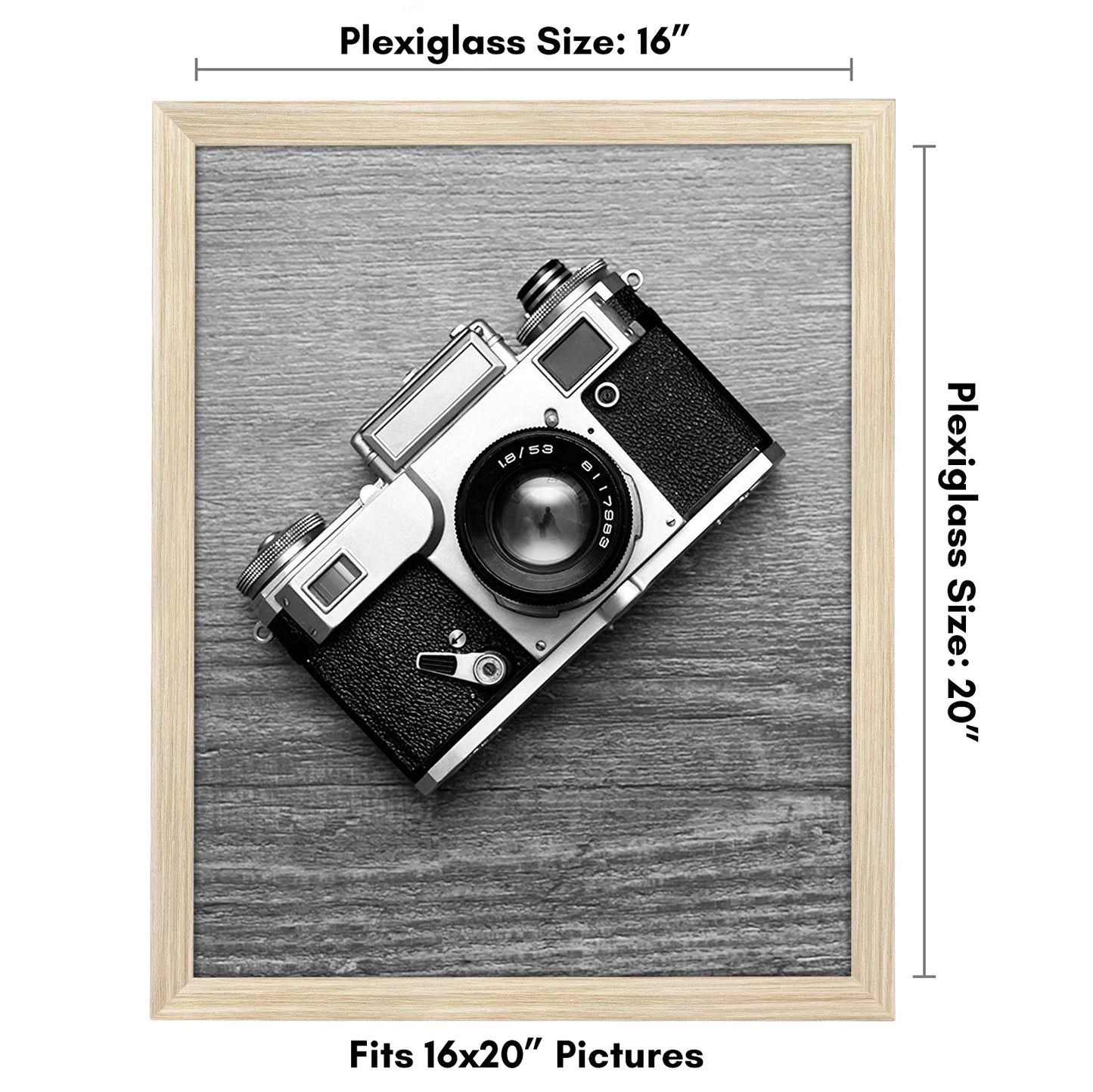 Gallery Poster Frame with Wood Grain Finish | Epic Collection