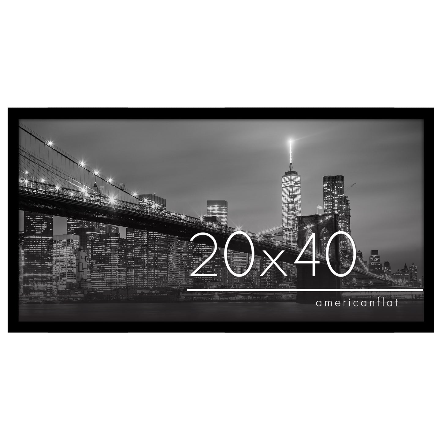 Poster Frame | Photo Frame with Polished Plexiglass Cover | Choose Size