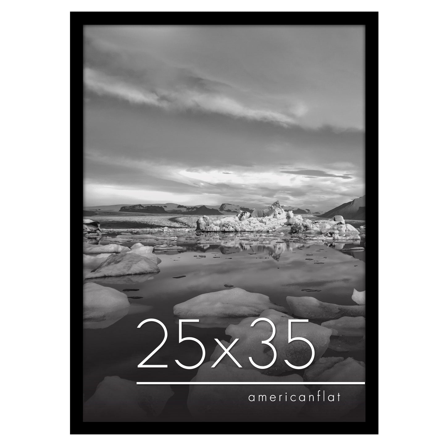 Poster Frame | Photo Frame with Polished Plexiglass Cover | Choose Size