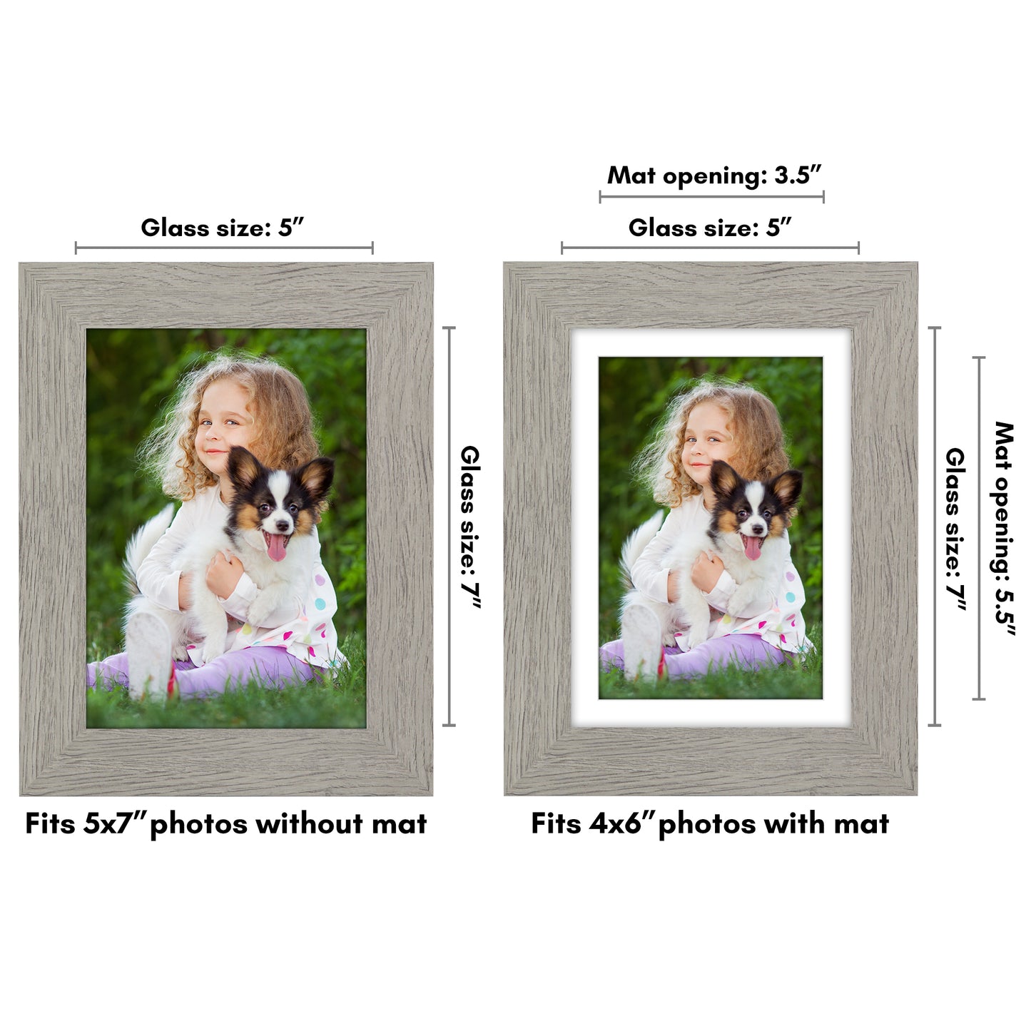Gallery Picture Frame with Mat | Hudson Collection
