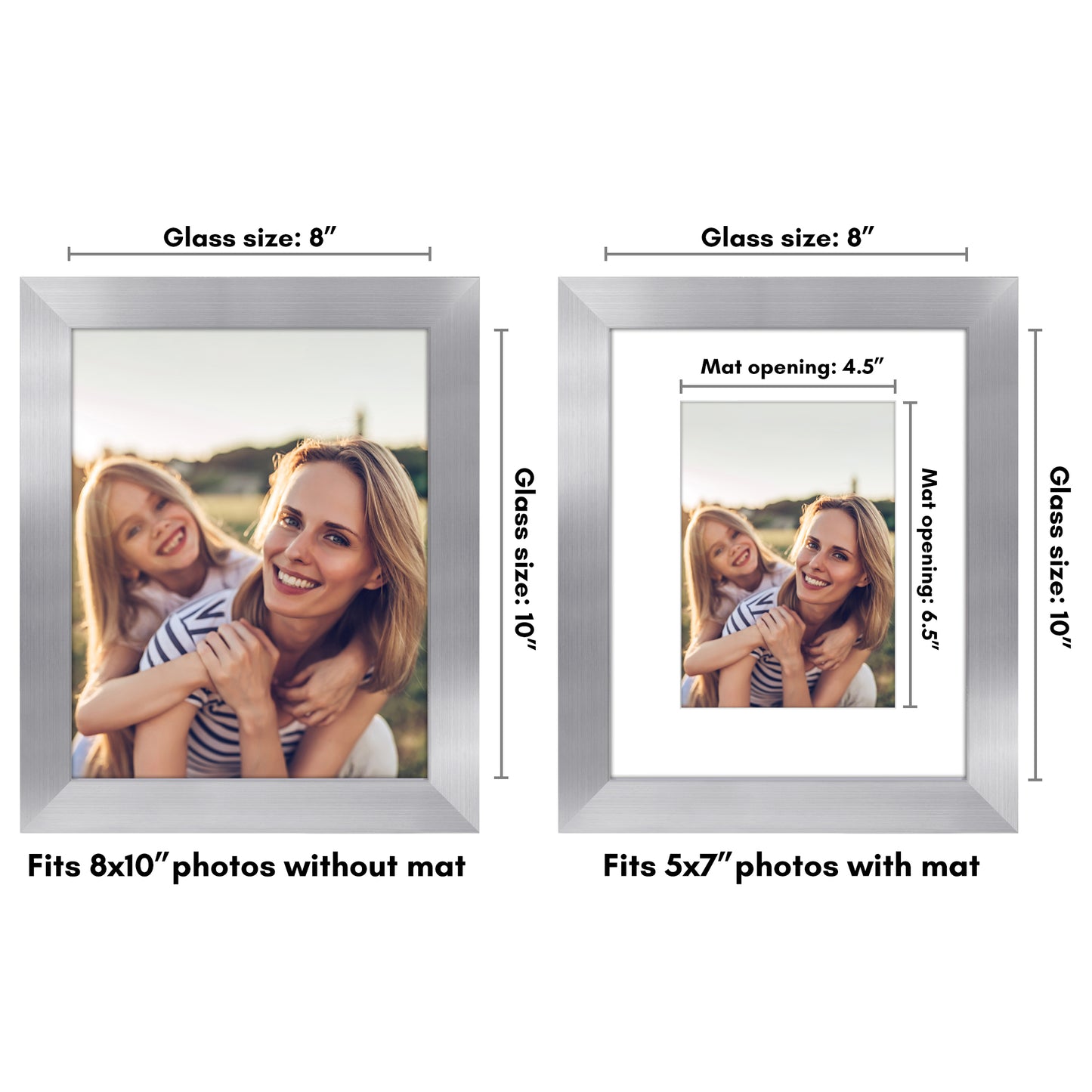 Gallery Picture Frame with Mat | Hudson Collection