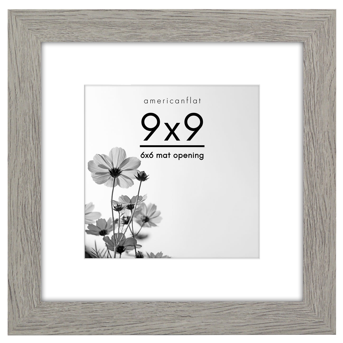Gallery Picture Frame with Mat | Hudson Collection