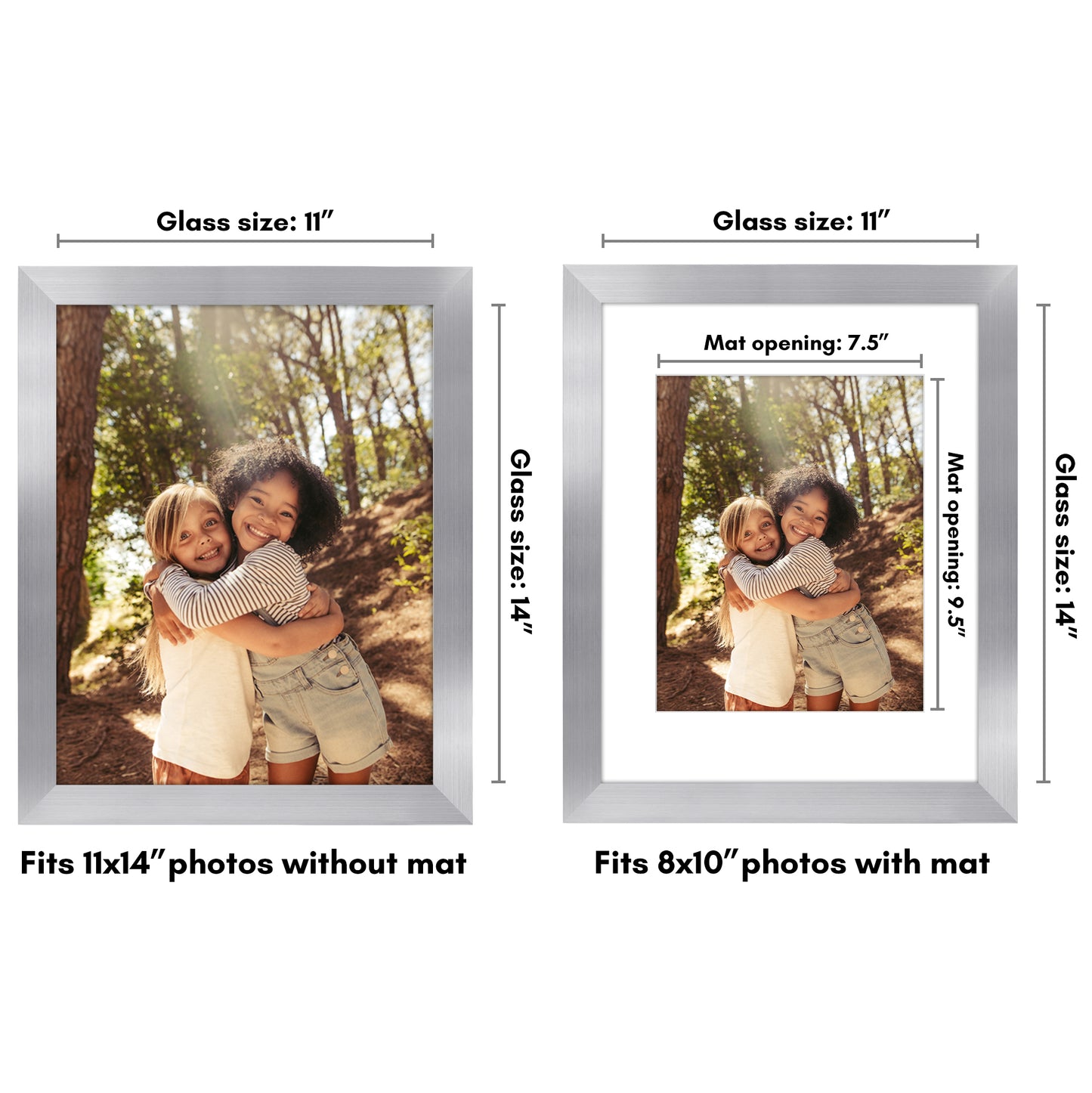 Gallery Picture Frame with Mat | Hudson Collection