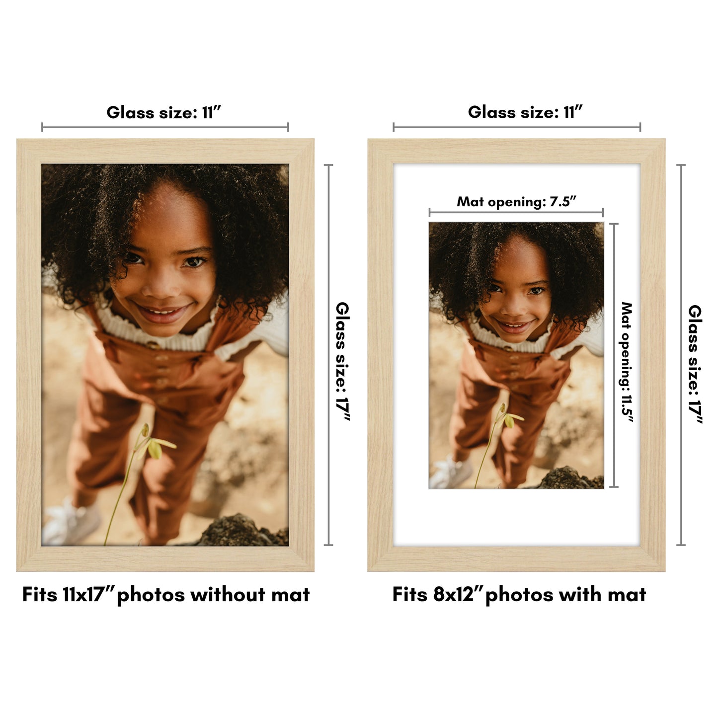 Gallery Picture Frame with Mat | Hudson Collection