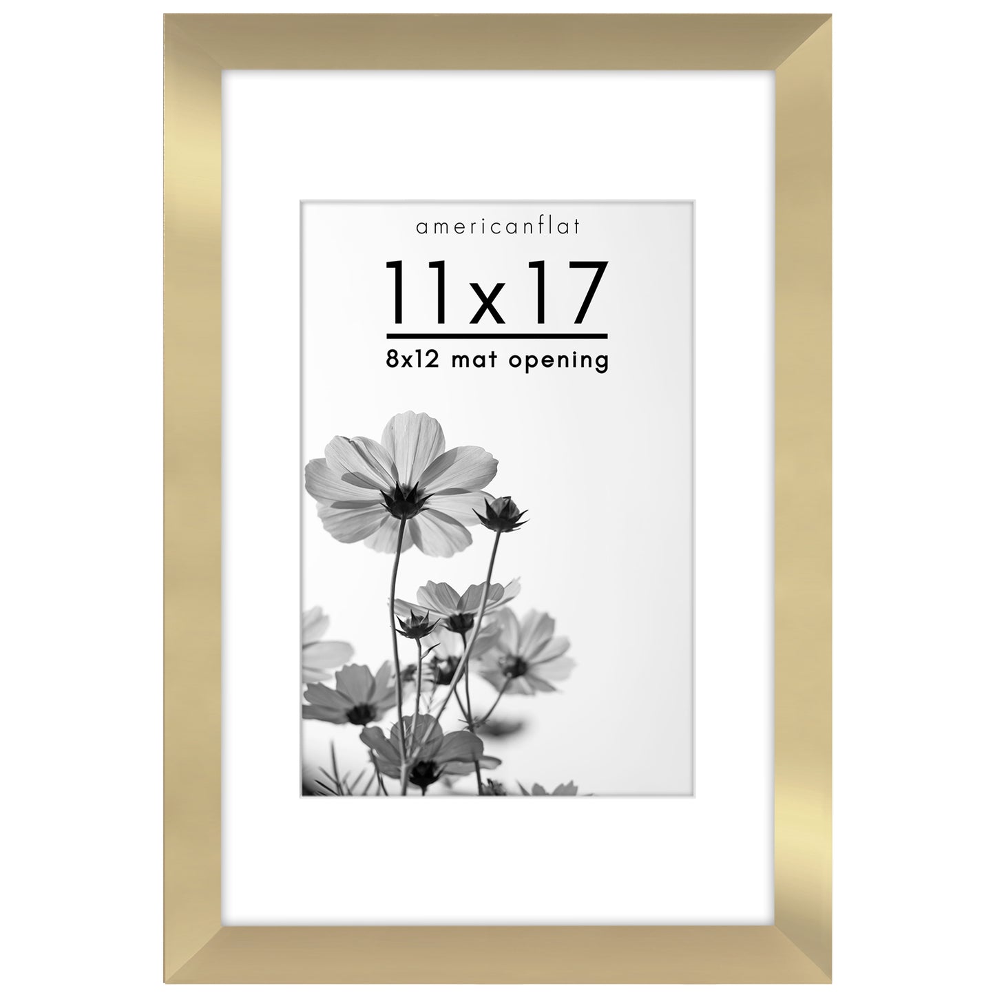 Gallery Picture Frame with Mat | Hudson Collection
