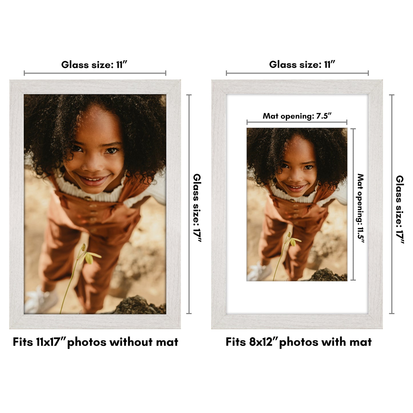 Gallery Picture Frame with Mat | Hudson Collection