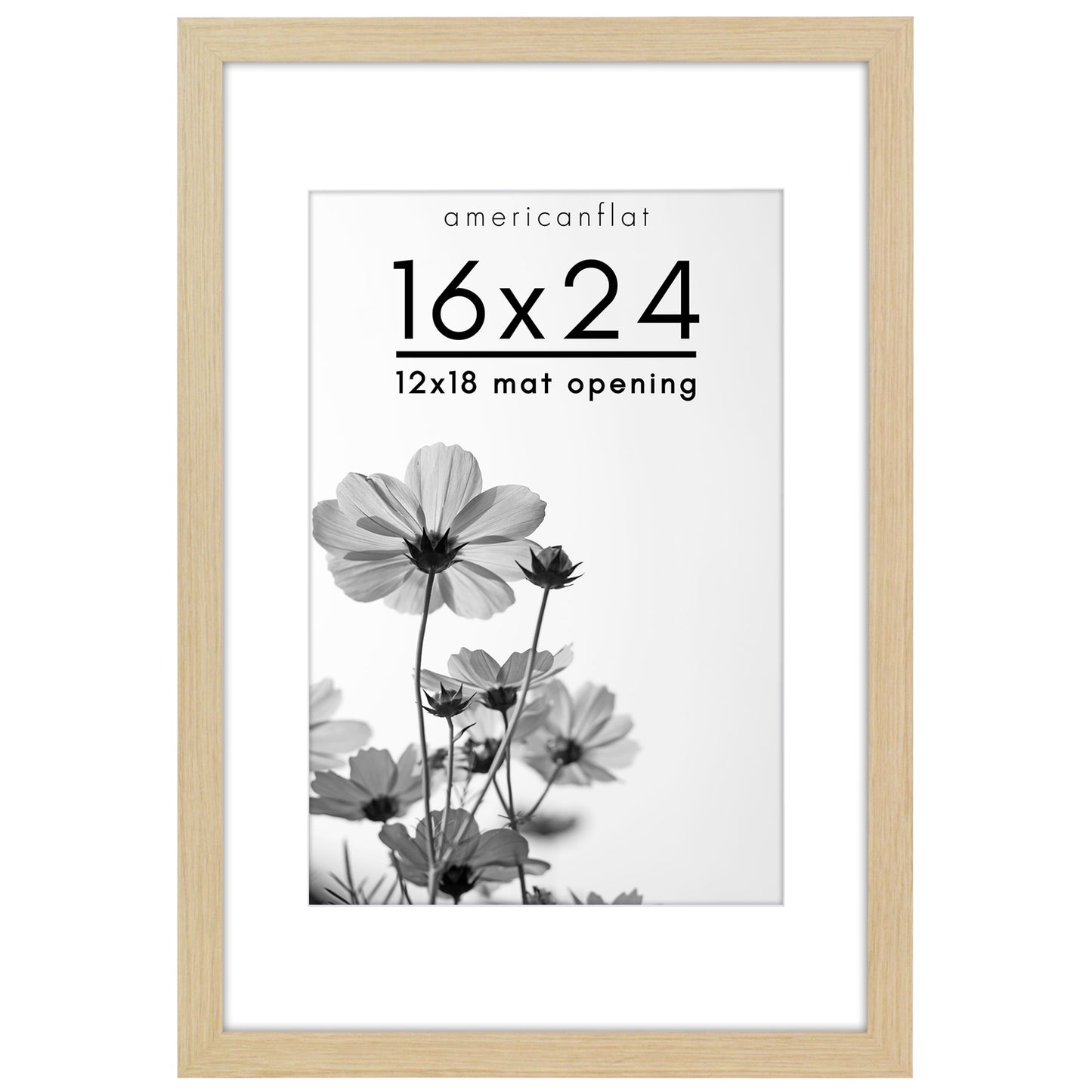 Oversized Gallery Picture Frame with Mat | Hudson Collection