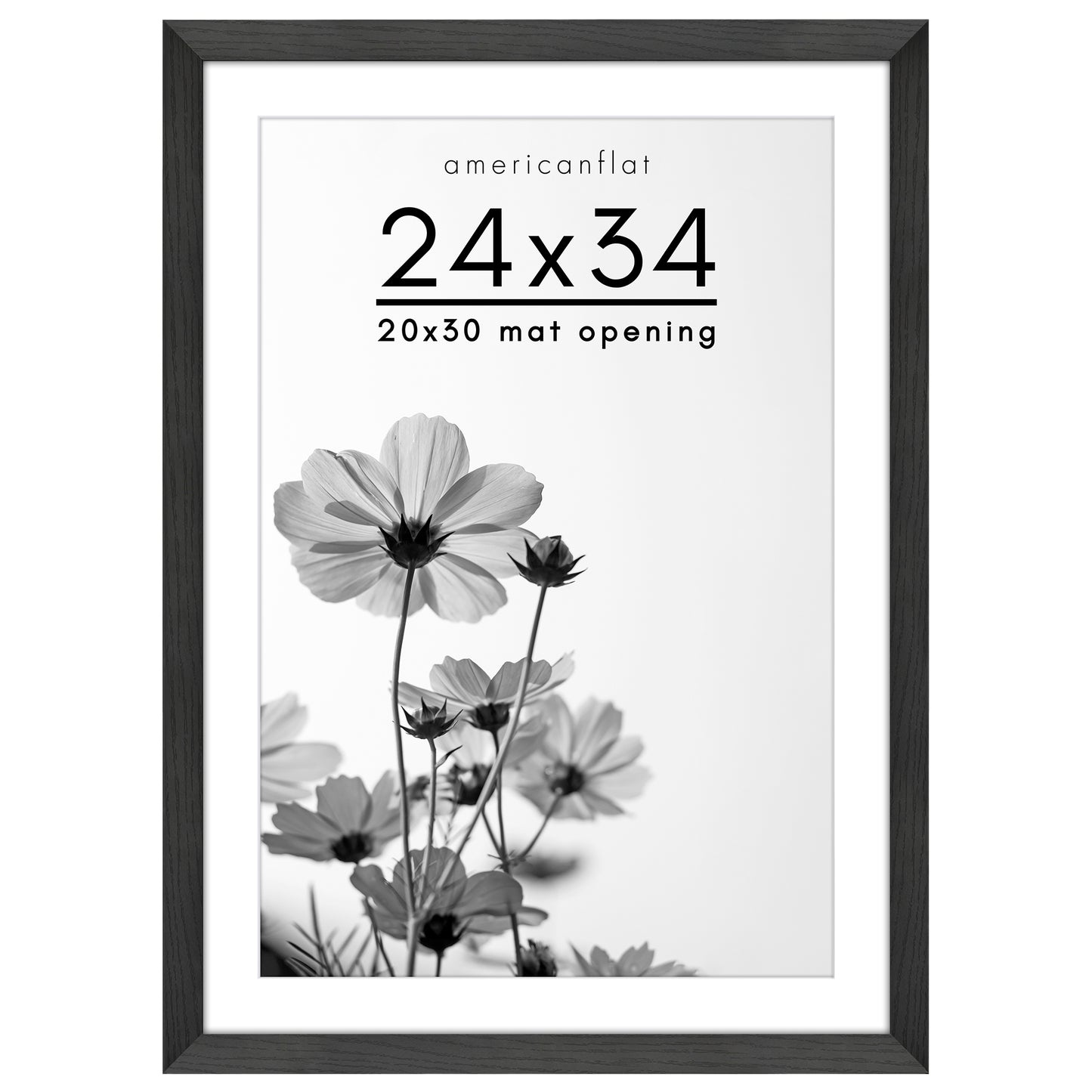 Oversized Gallery Picture Frame with Mat | Hudson Collection