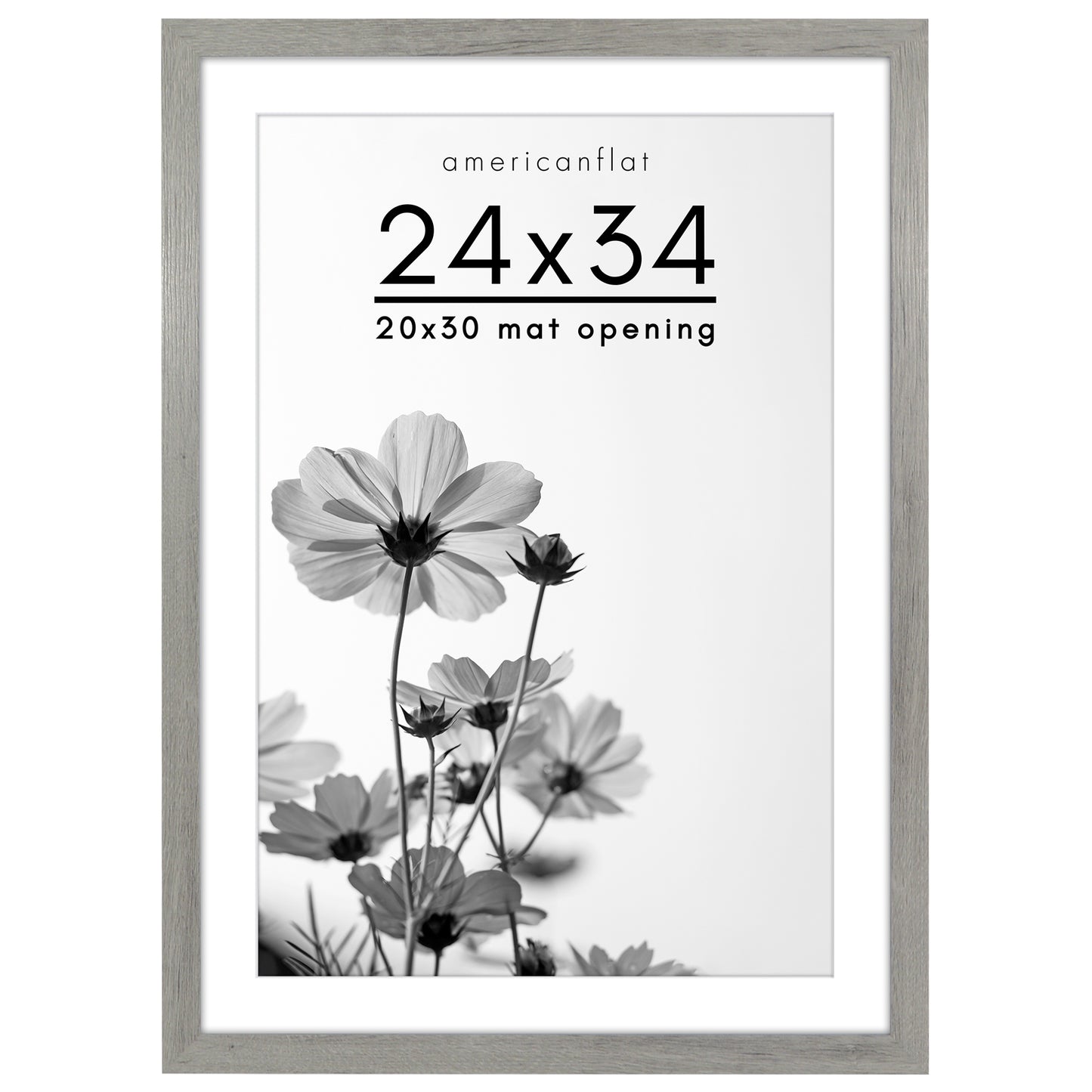 Oversized Gallery Picture Frame with Mat | Hudson Collection