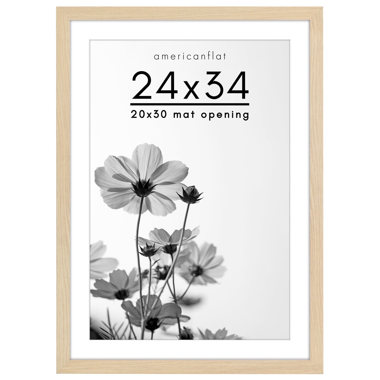 Oversized Gallery Picture Frame with Mat | Hudson Collection