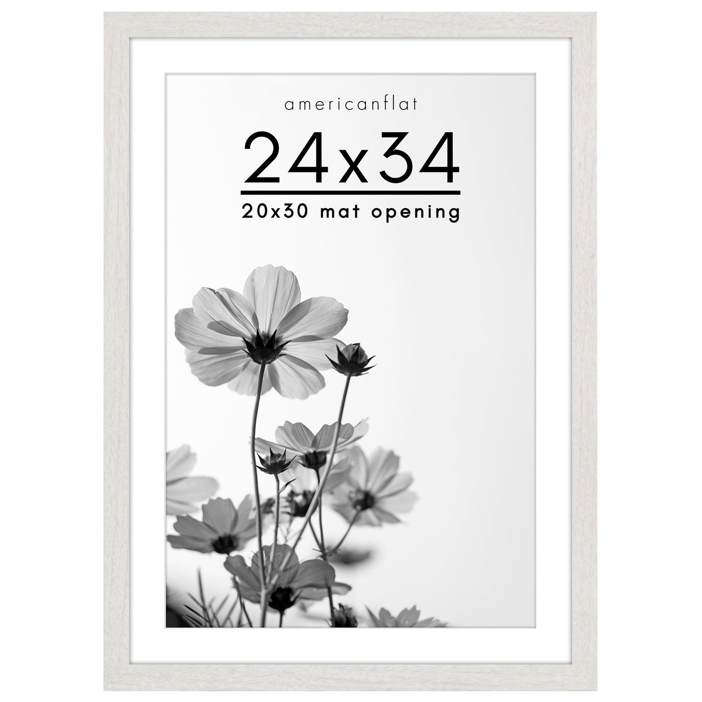 Oversized Gallery Picture Frame with Mat | Hudson Collection