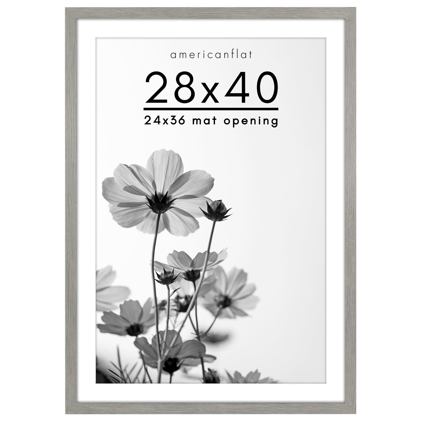 Oversized Gallery Picture Frame with Mat | Hudson Collection