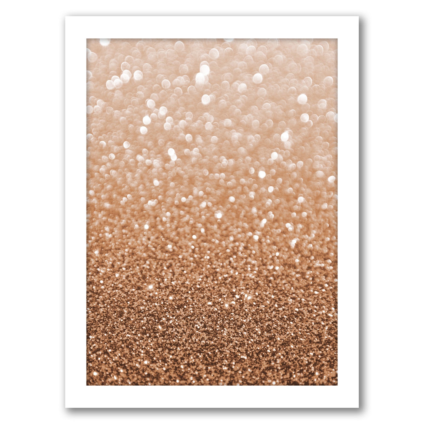 Copper Shiny Texture by Emanuela Carratoni - Framed Print