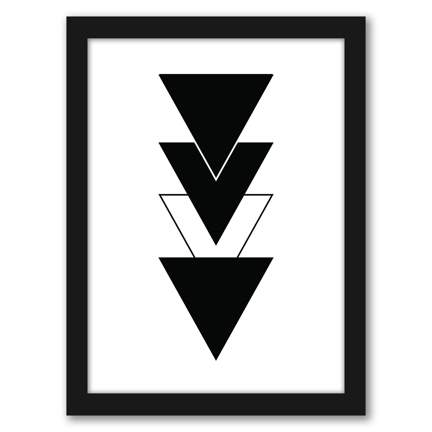 Geometric Art 10 by Pop Monica Framed Print