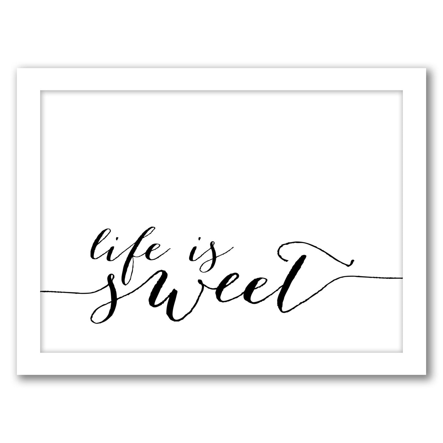 Life Is Sweet by Amy Brinkman - Framed Print