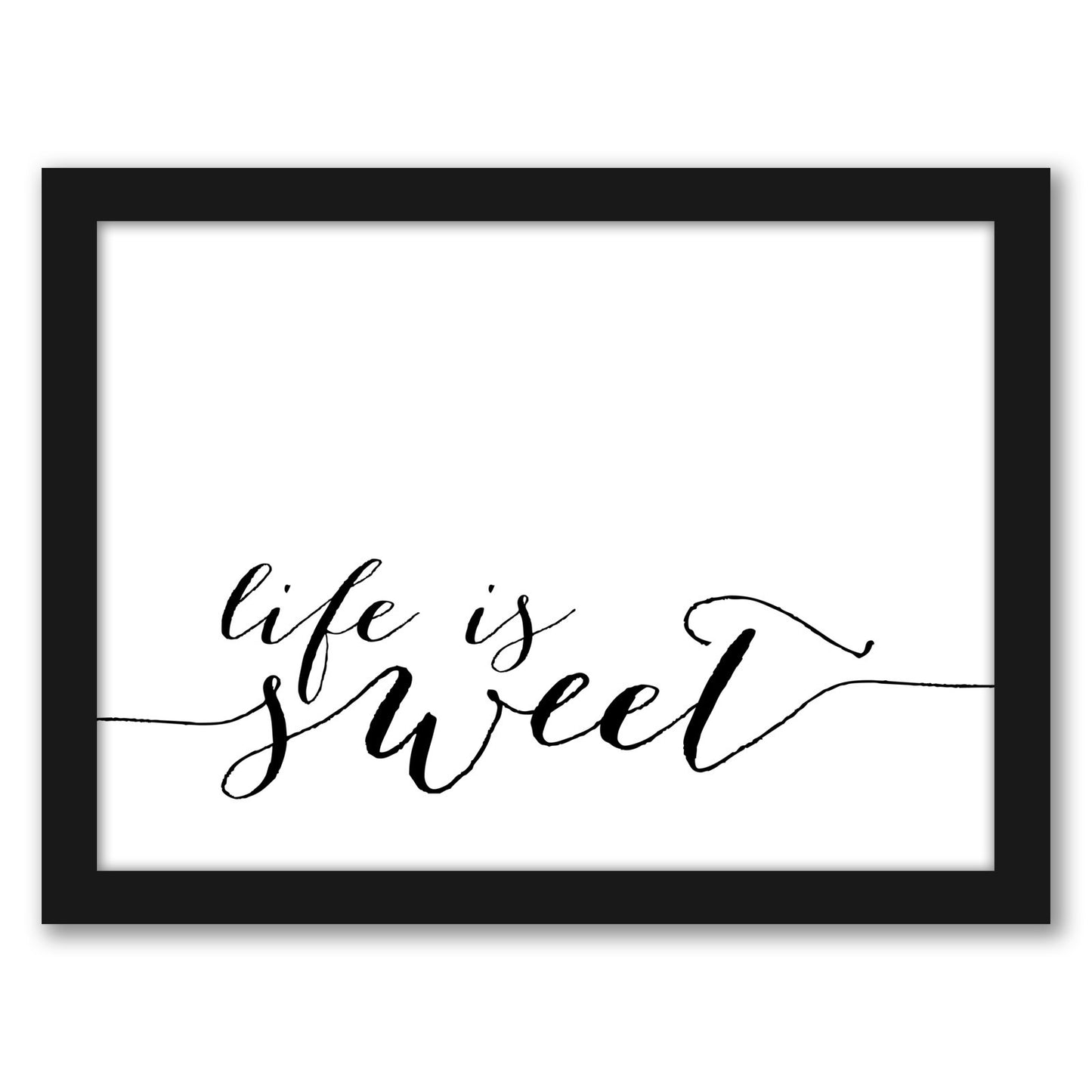 Life Is Sweet by Amy Brinkman - Framed Print