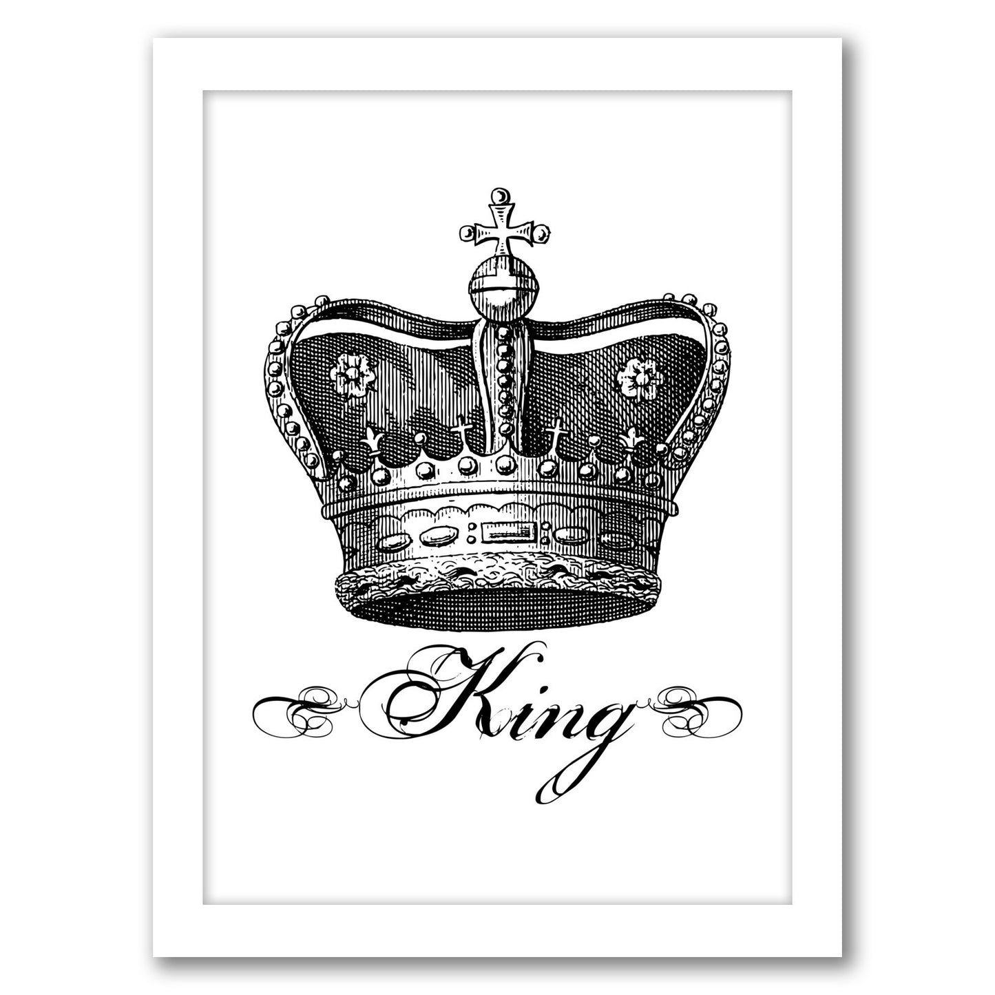 Crown King by Amy Brinkman - Framed Print