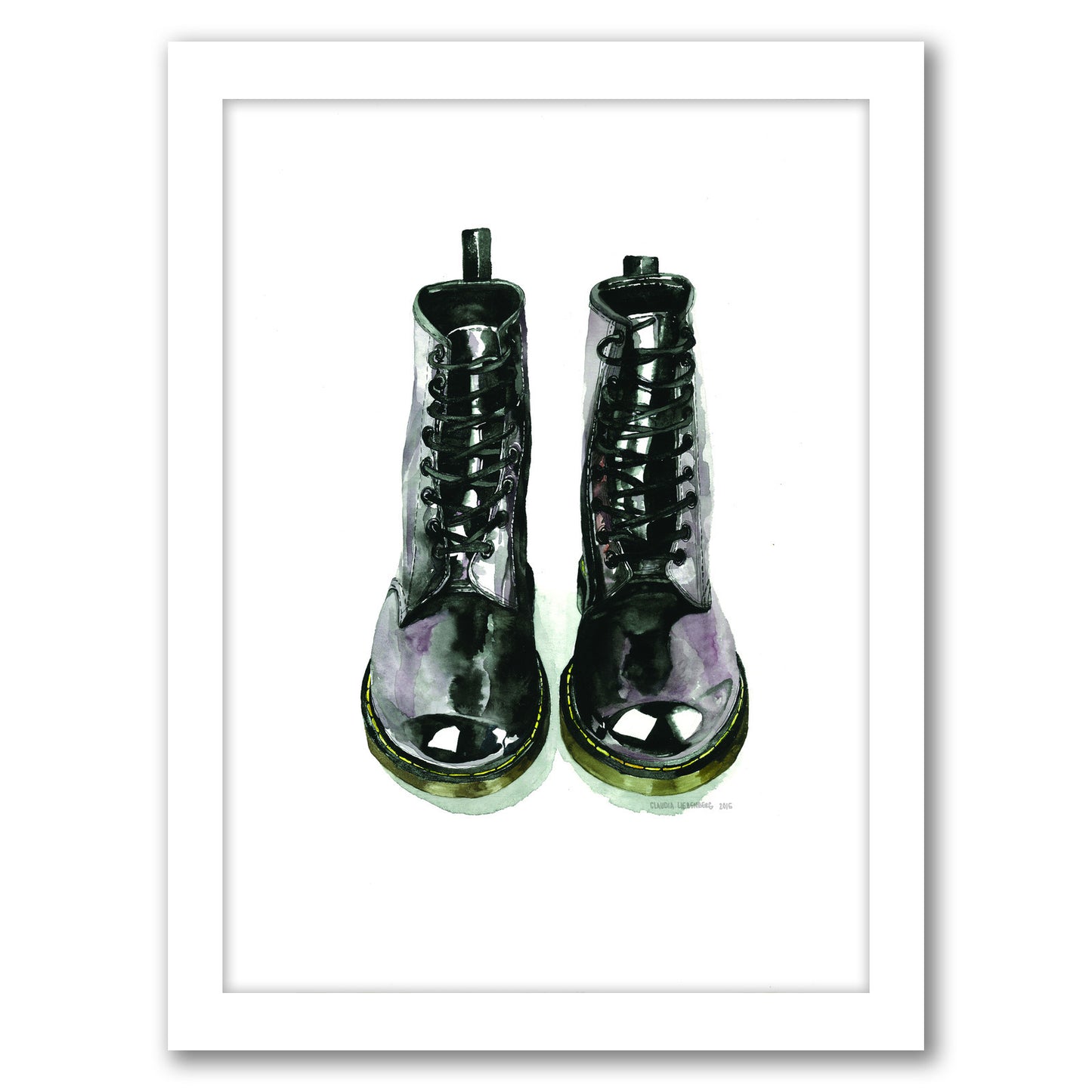 Doc Martens by Claudia Liebenberg - Framed Print