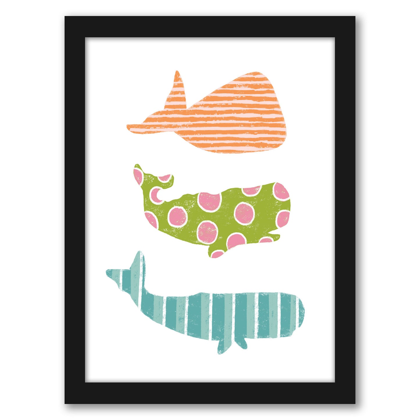 Whales By Lisa Nohren - Framed Print