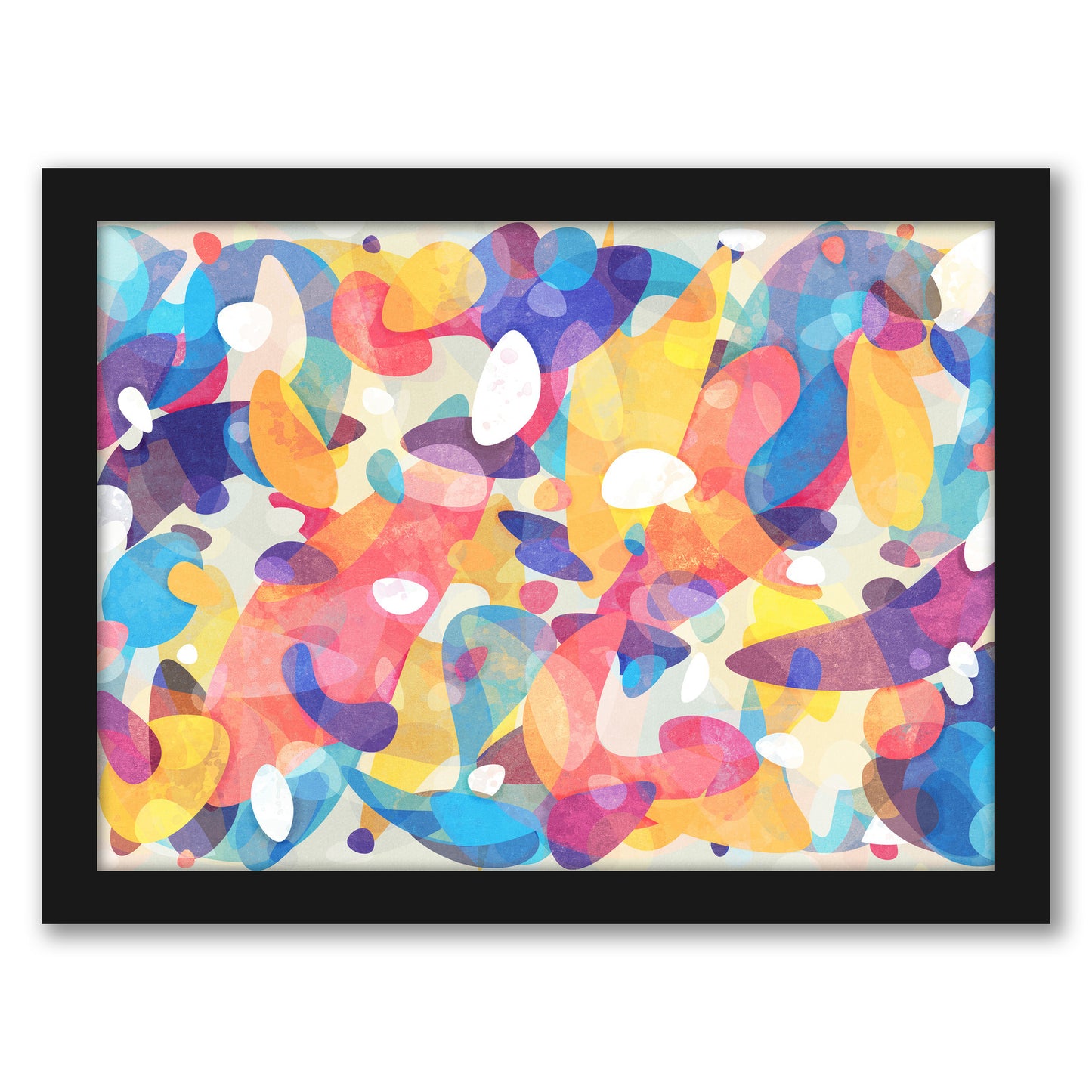 Chaotic Construction by Tracie Andrews - Framed Print