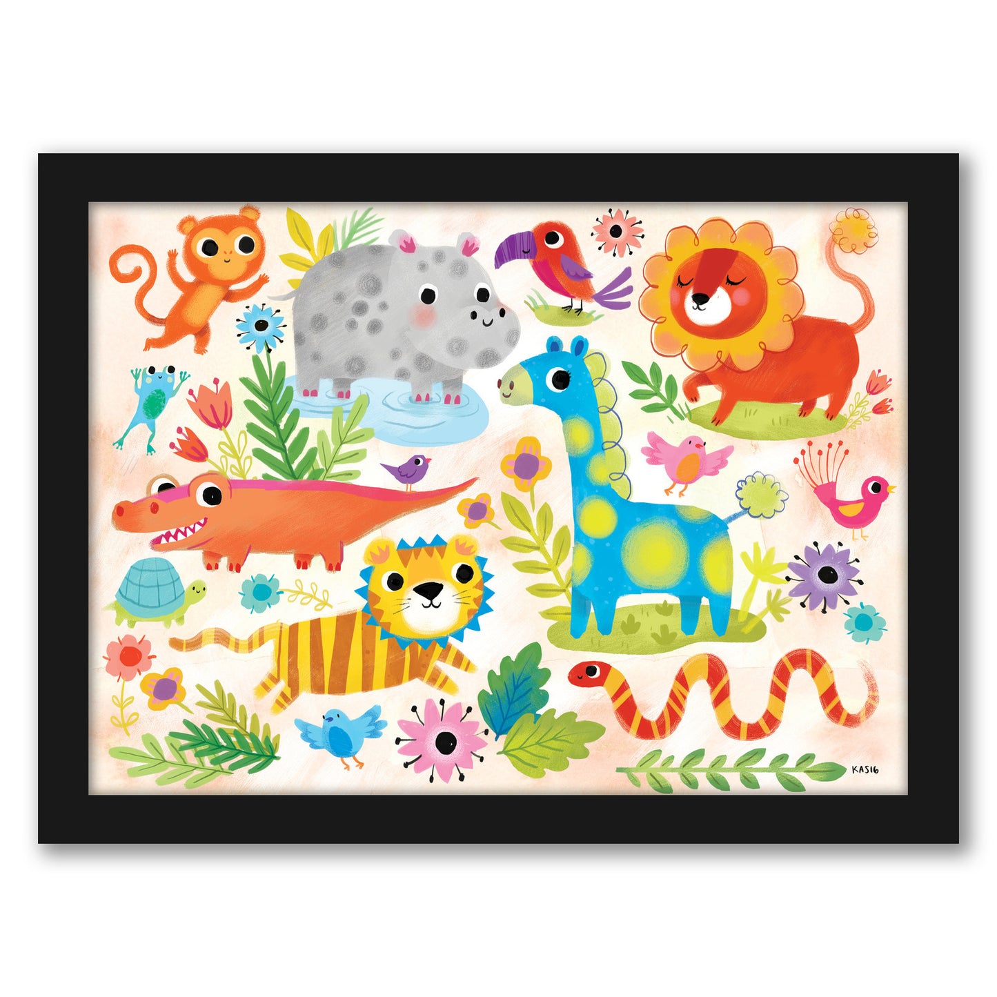 Safari By Kathryn Selbert - Framed Print