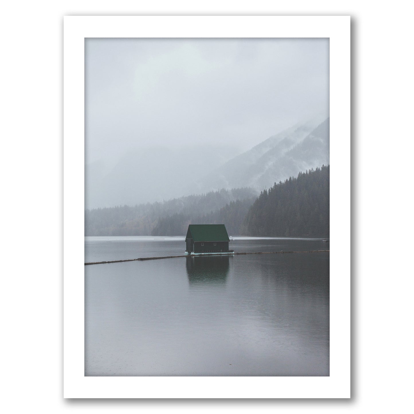 Capilano Lake Vancouver by Luke Gram - Framed Print