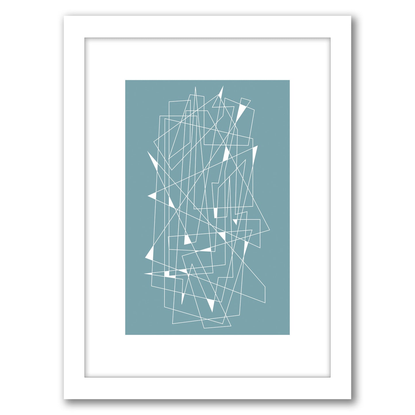 Midcentury Scratch by Visual Philosophy - Framed Print