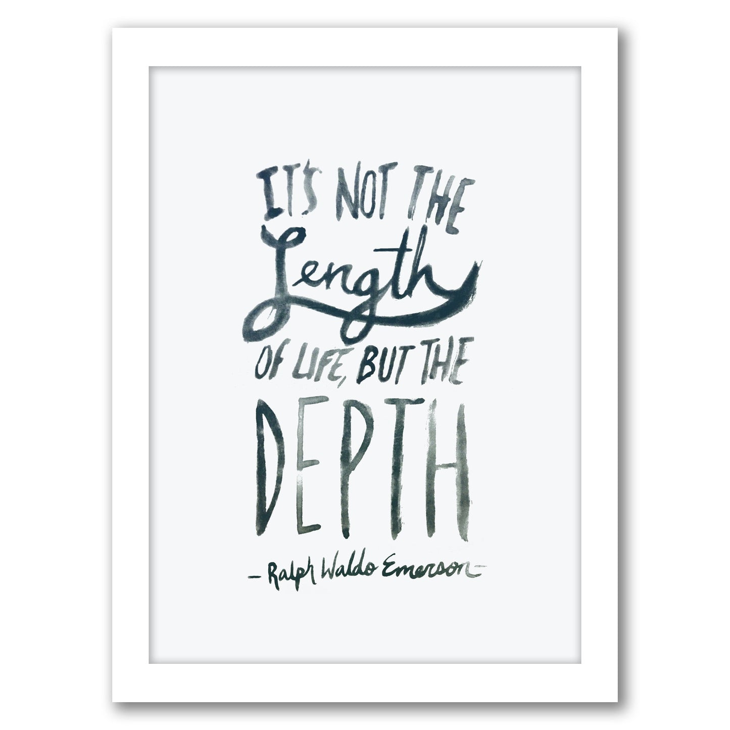 Depth by Leah Flores - Framed Print
