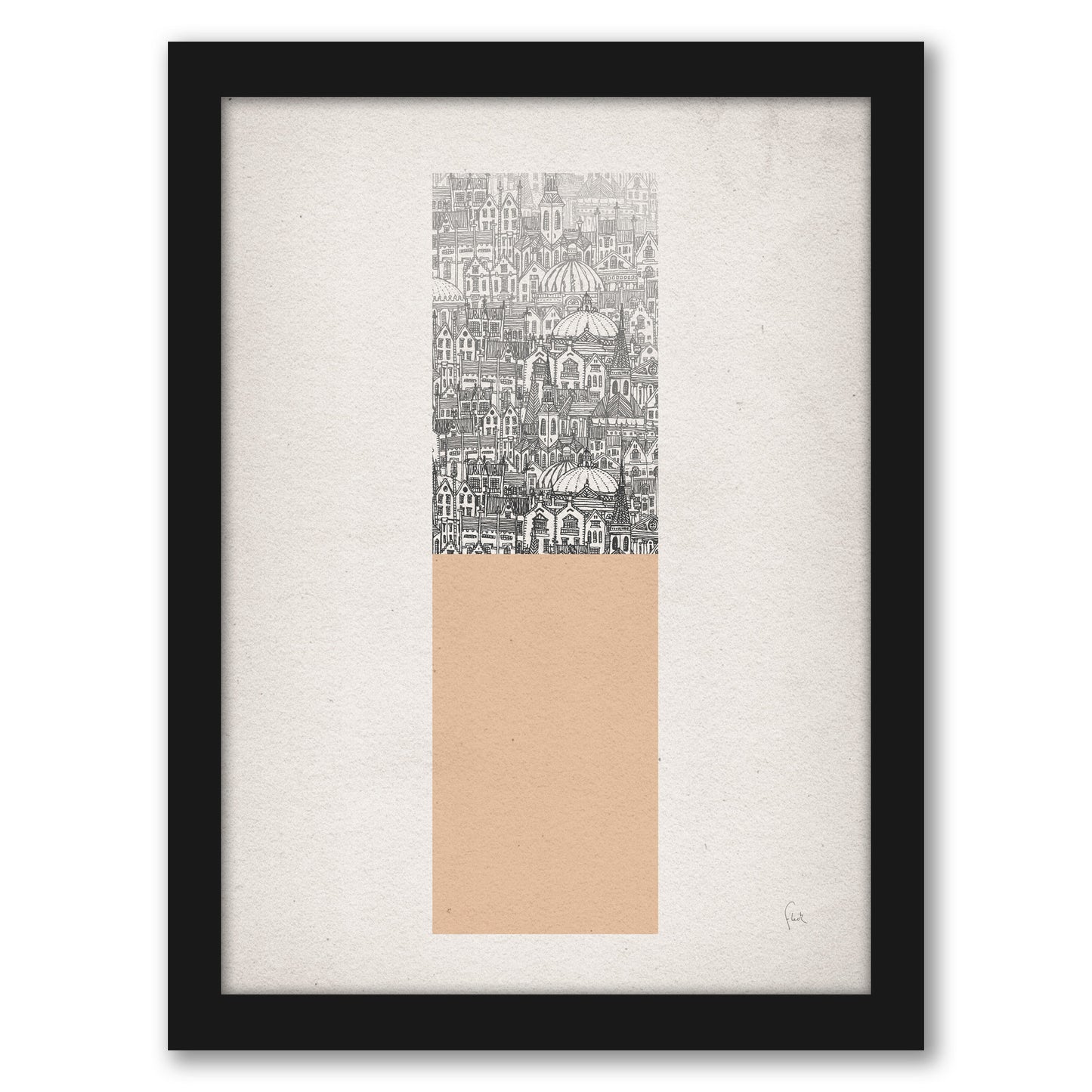 Rectangle by David Fleck - Framed Print
