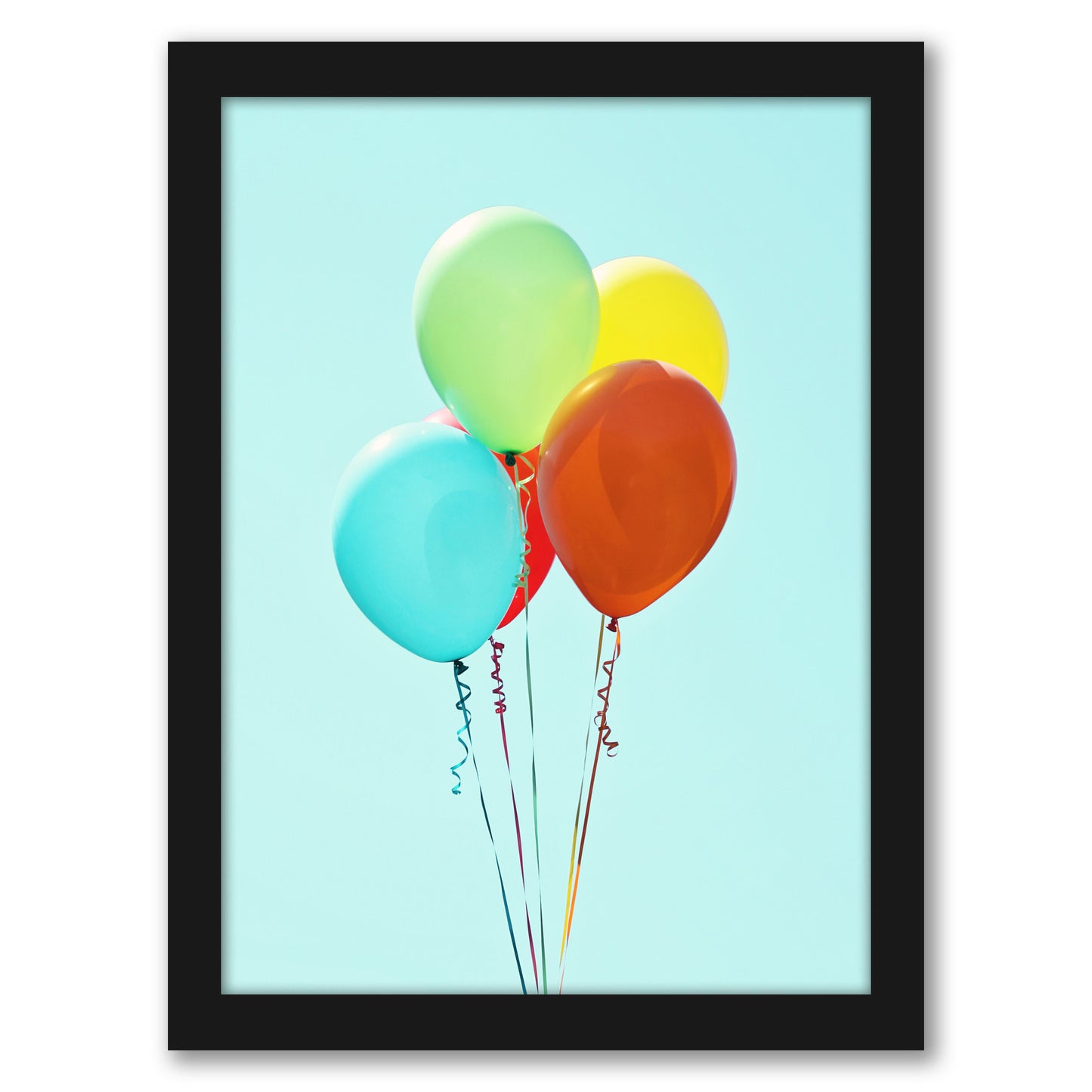 Happy Balloons By The Gingham Owl - Framed Print