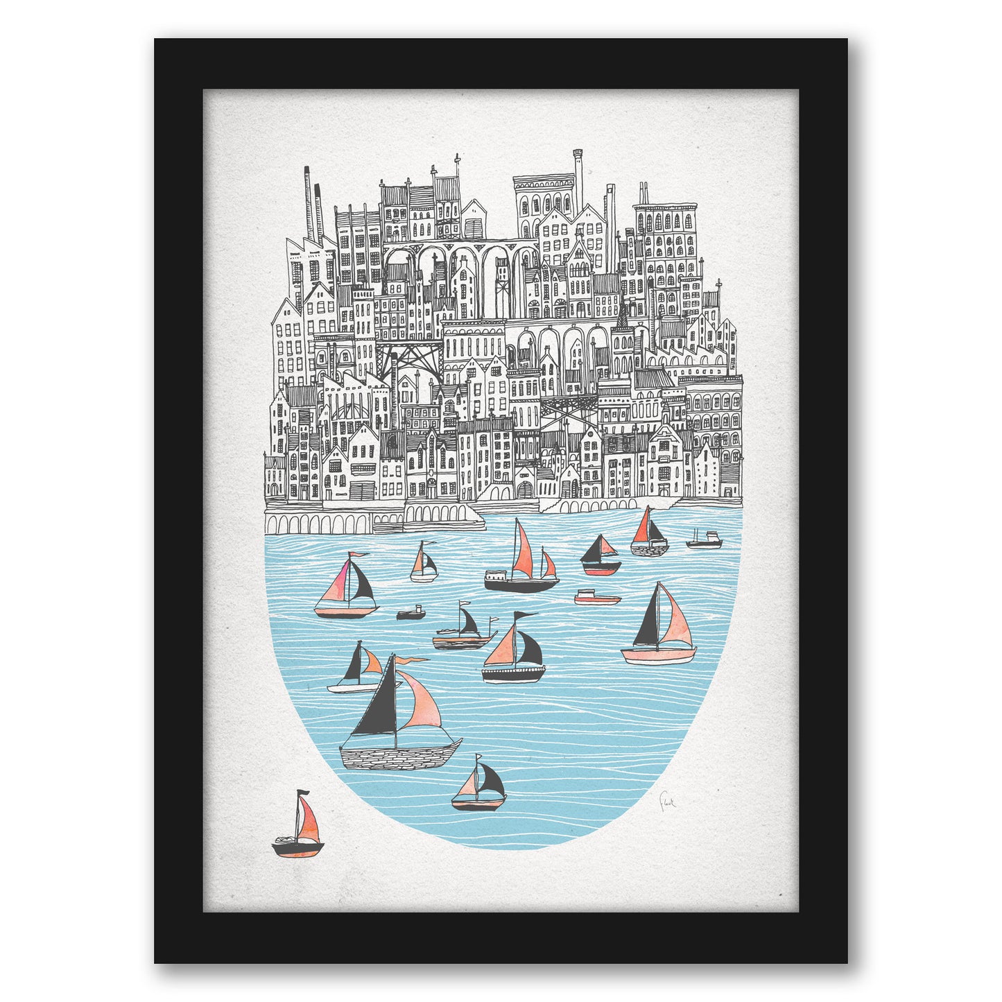 Joppa by David Fleck - Framed Print