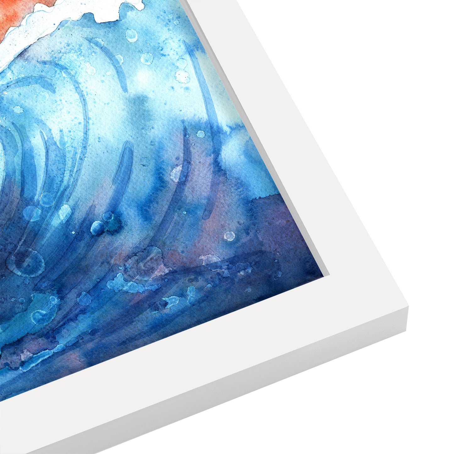 Facing East Ocean Wave by Sam Nagel - Framed Print