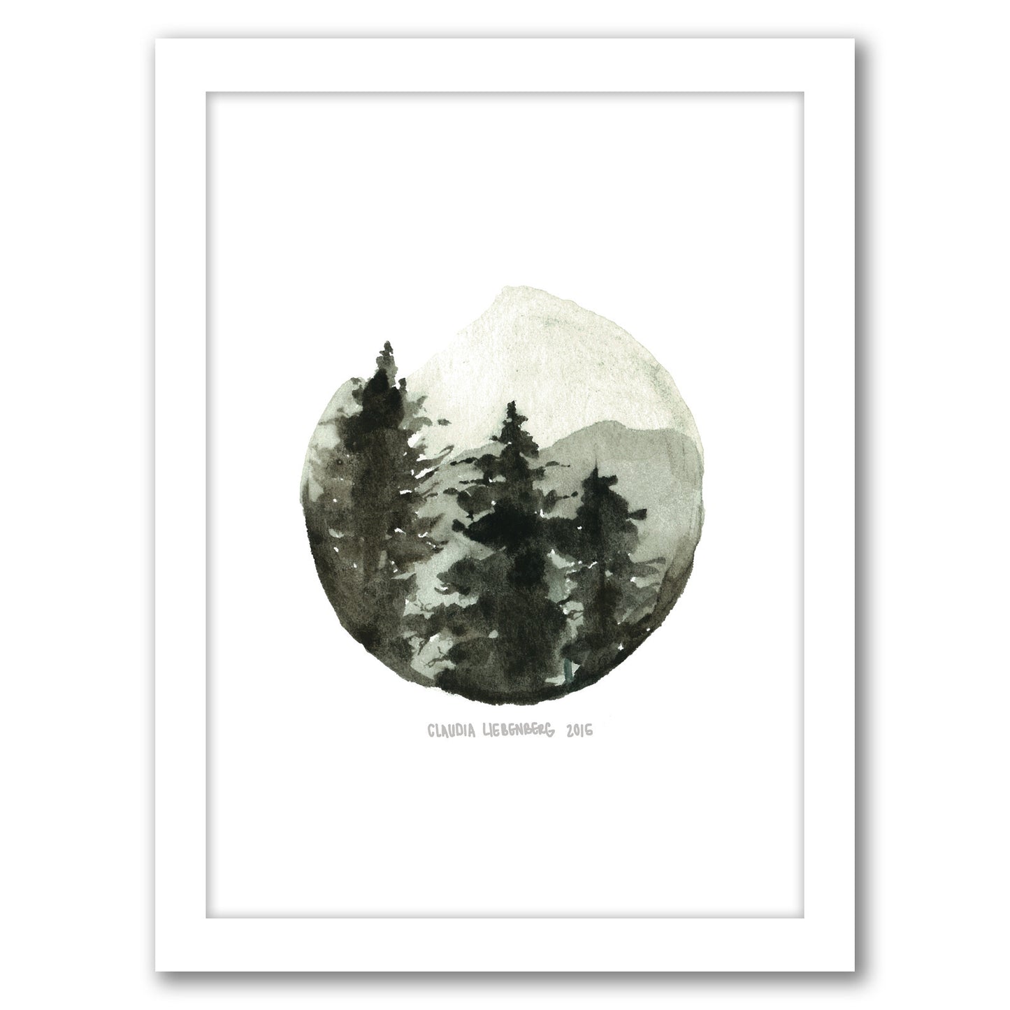 Brown Mountain by Claudia Liebenberg - Framed Print