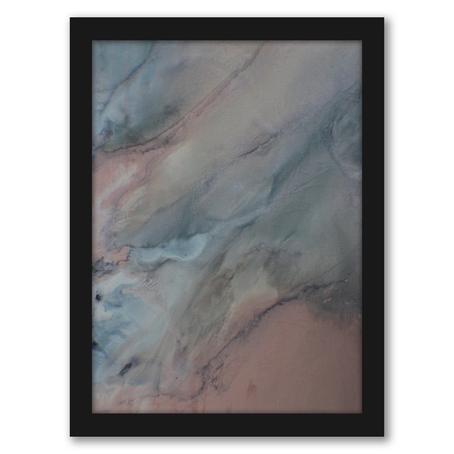Dark Grey by Deb McNaughton - Framed Print