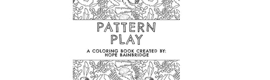 Pattern Play - A (free!) Coloring Book Created By Hope Bainbridge + Americanflat