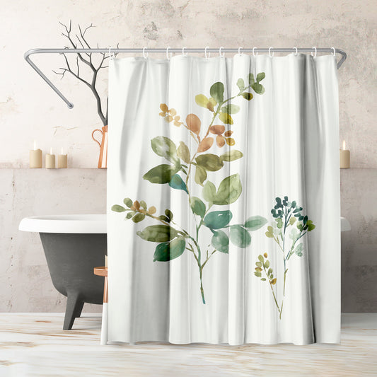 71" x 74" Boho Shower Curtain with 12 Hooks, True And Fair by PI Creative Art