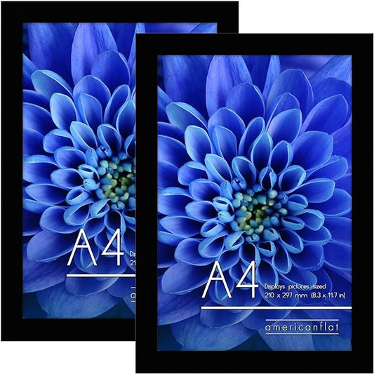 2-pack A-Sized Picture Frame (A2, A3, A4, A5) | Choose Size and Color